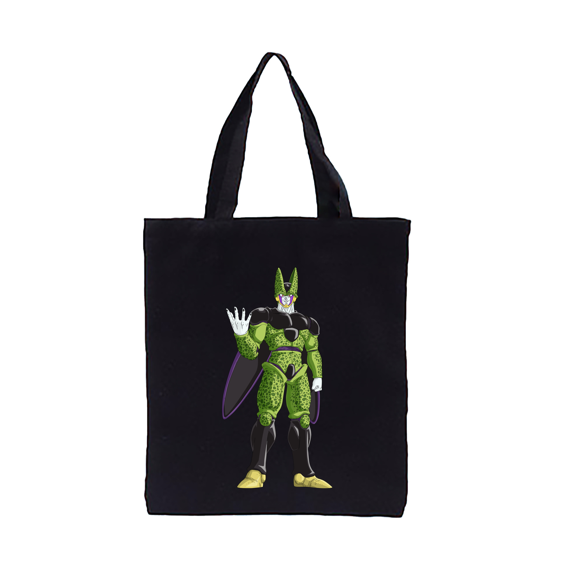（画像用） ドラゴンボール セル DRAGON BALL Cell 縦型キャンバス生地手提げバッグ　トートバッグ