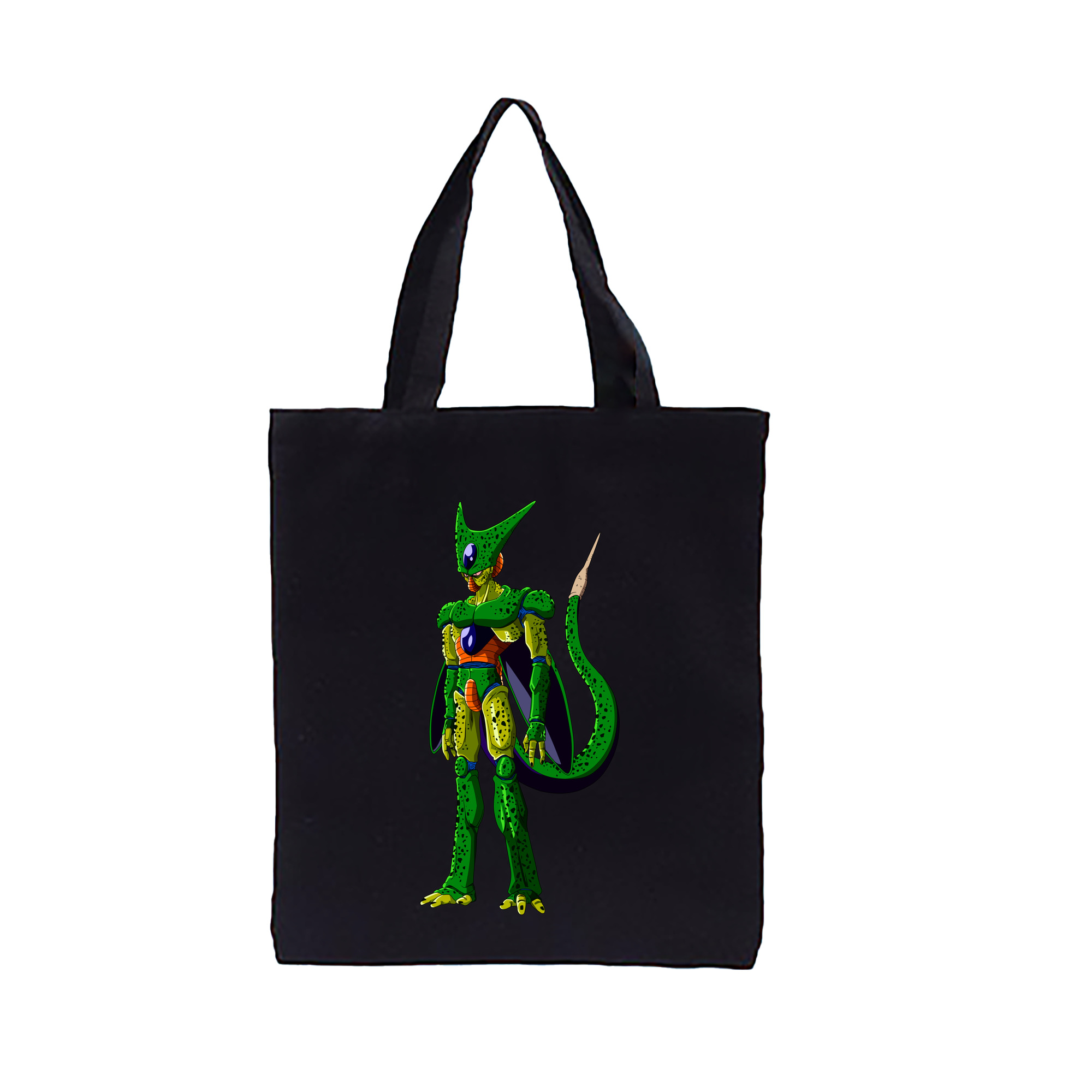 （画像用） ドラゴンボール セル DRAGON BALL Cell 縦型キャンバス生地手提げバッグ　トートバッグ