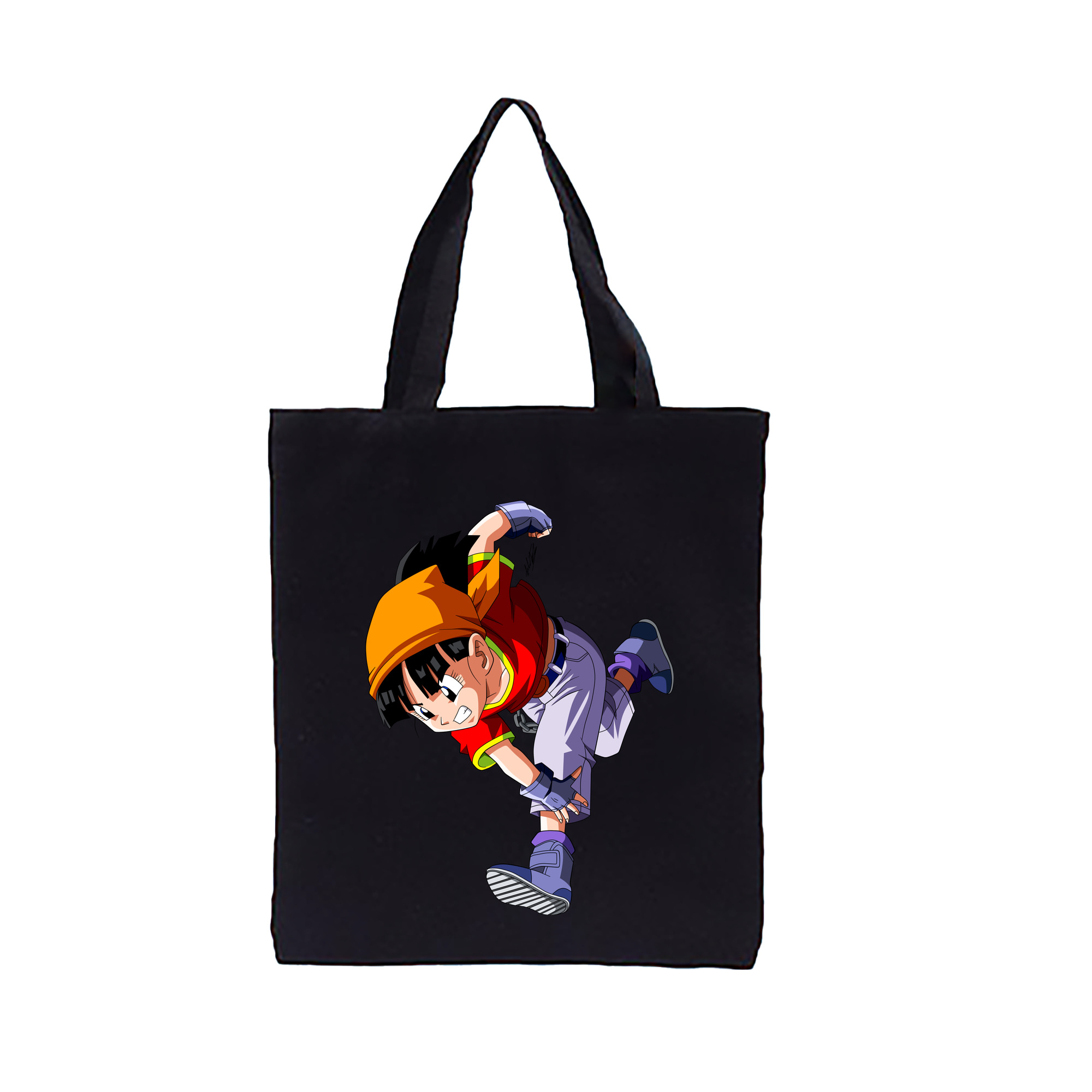（画像用） ドラゴンボール パン DRAGON BALL Pan 縦型キャンバス生地手提げバッグ　トートバッグ