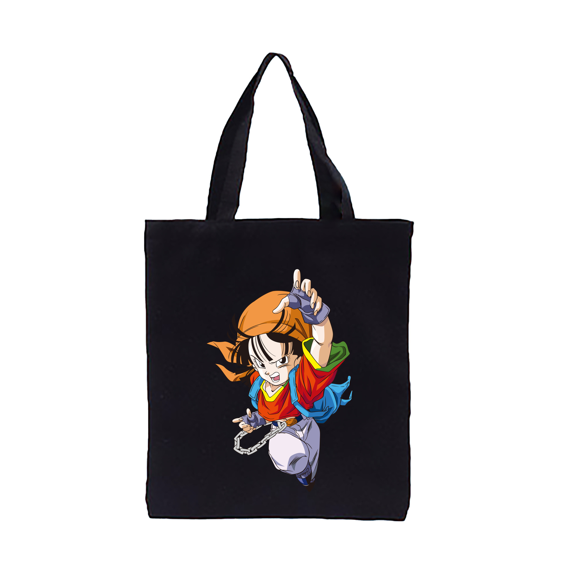 （画像用） ドラゴンボール パン DRAGON BALL Pan 縦型キャンバス生地手提げバッグ　トートバッグ