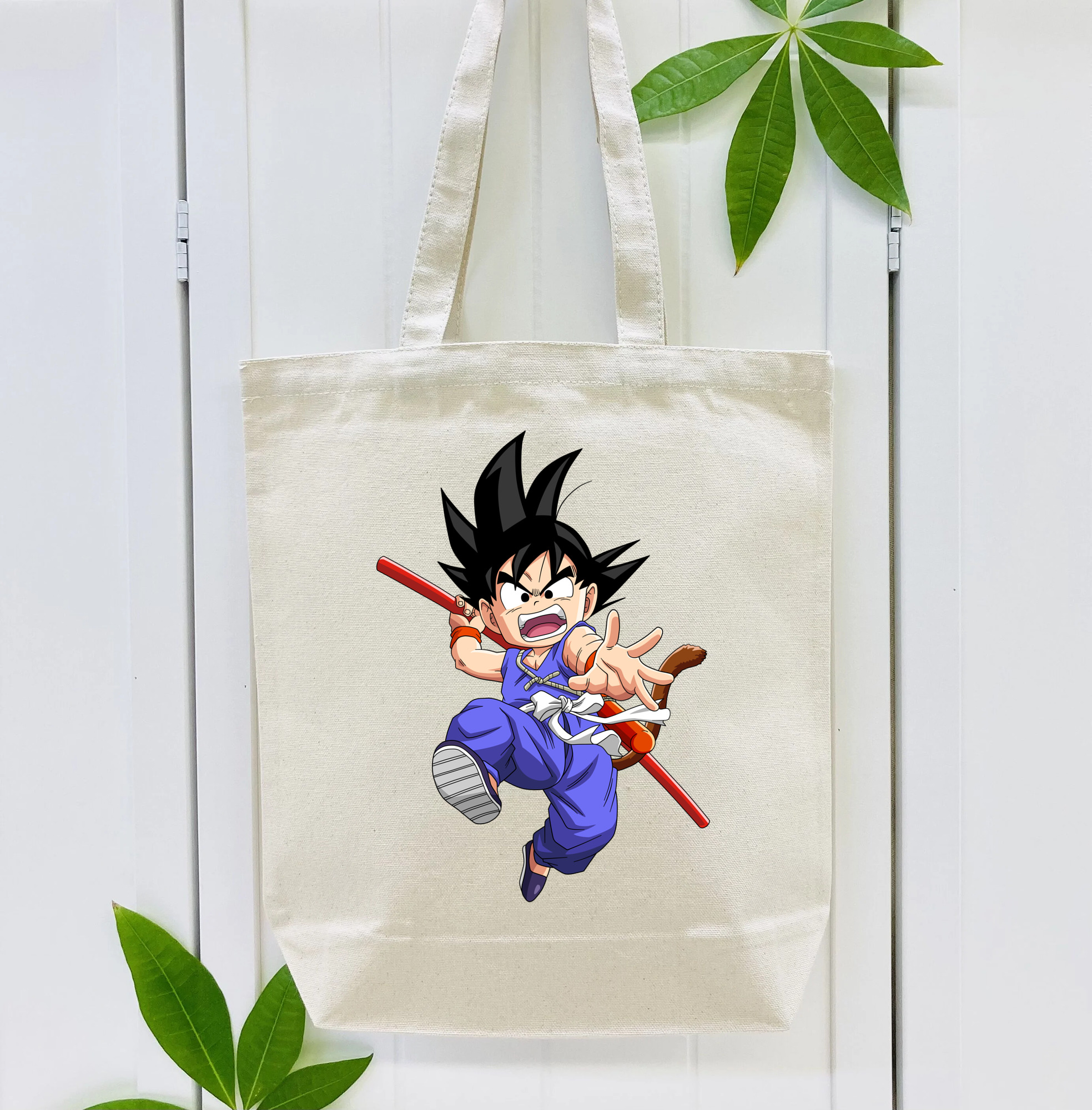 ドラゴンボール 孫悟空（そん ごくう）Son Goku カカロット DRAGON BALL Kakarotto 縦型キャンバス生地手提げバッグ　トートバッグ