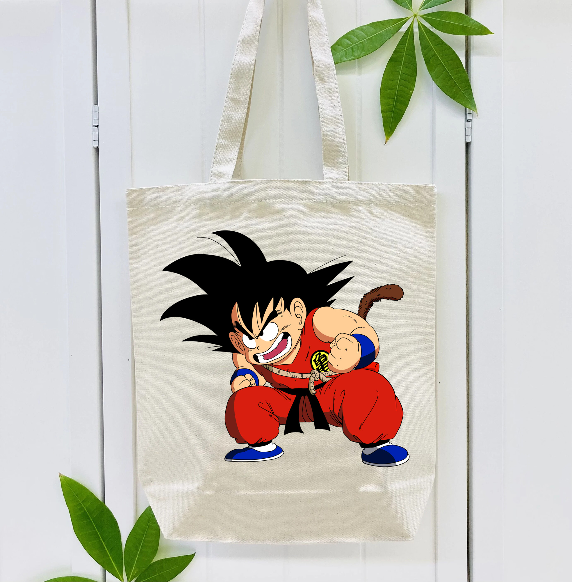 ドラゴンボール 孫悟空（そん ごくう）Son Goku カカロット DRAGON BALL Kakarotto 縦型キャンバス生地手提げバッグ　トートバッグ
