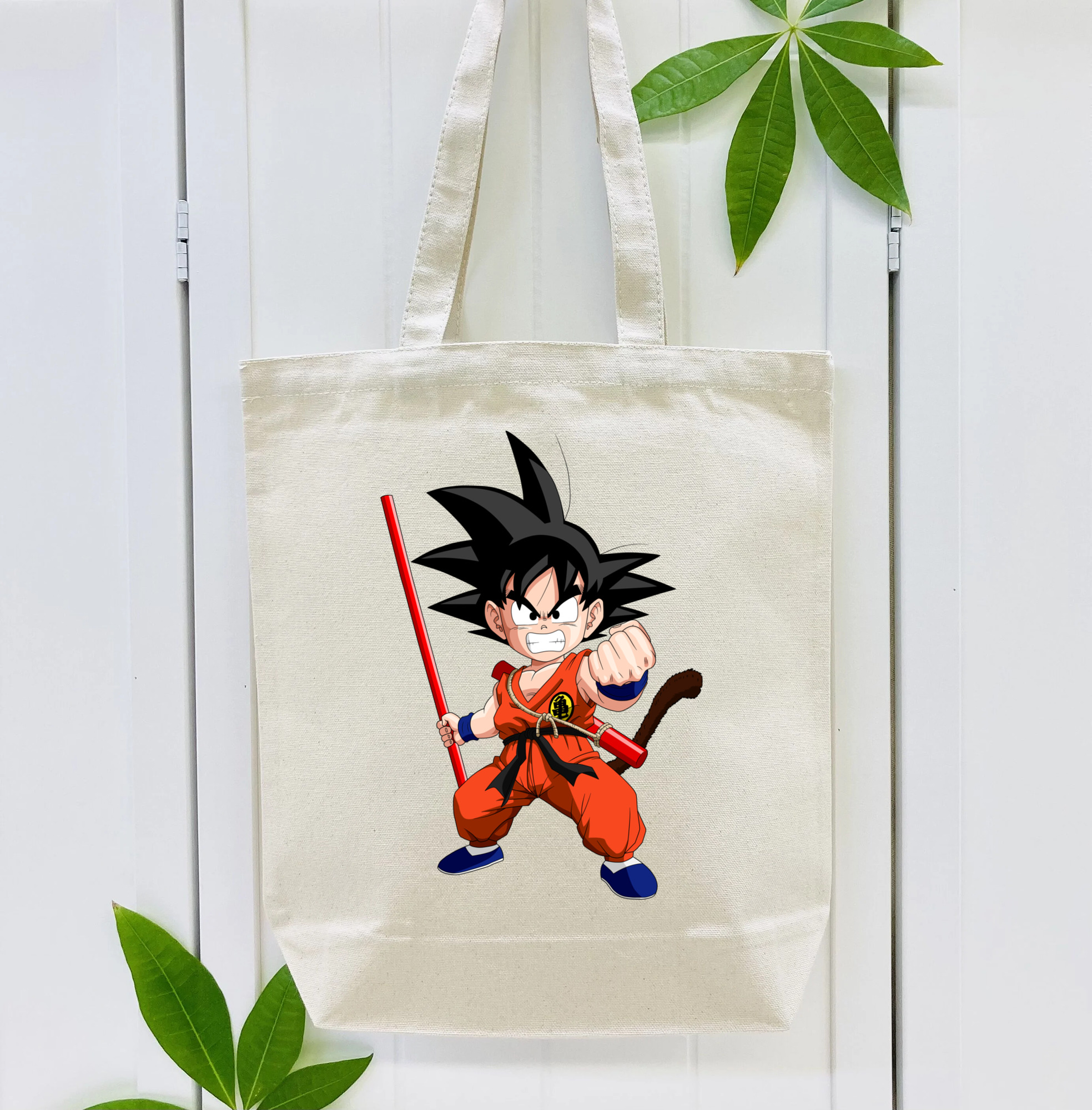 ドラゴンボール 孫悟空（そん ごくう）Son Goku カカロット DRAGON BALL Kakarotto 縦型キャンバス生地手提げバッグ　トートバッグ