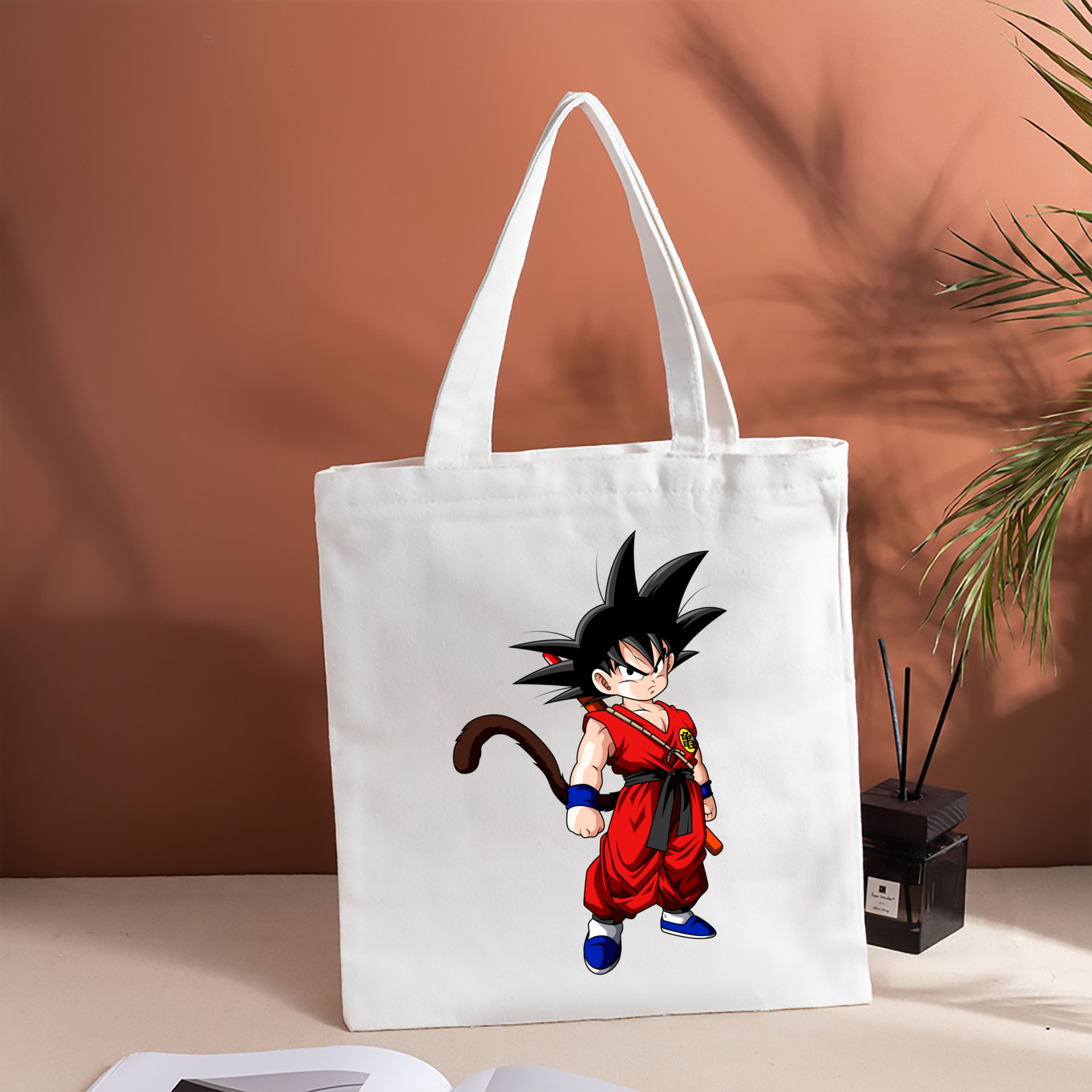 ドラゴンボール 孫悟空（そん ごくう）Son Goku カカロット DRAGON BALL Kakarotto 縦型キャンバス生地手提げバッグ　トートバッグ