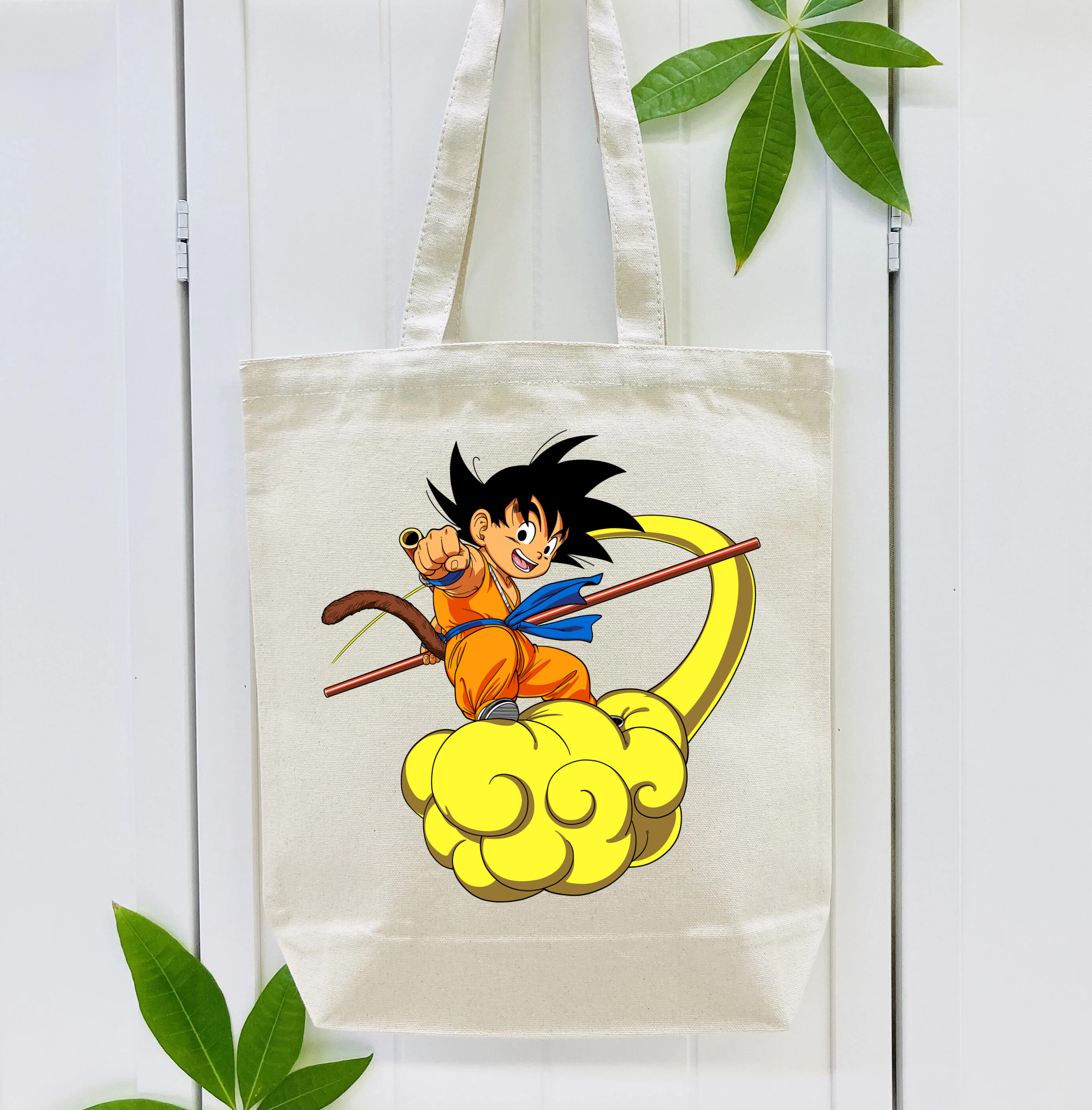 ドラゴンボール 孫悟空（そん ごくう）Son Goku カカロット DRAGON BALL Kakarotto 縦型キャンバス生地手提げバッグ　トートバッグ