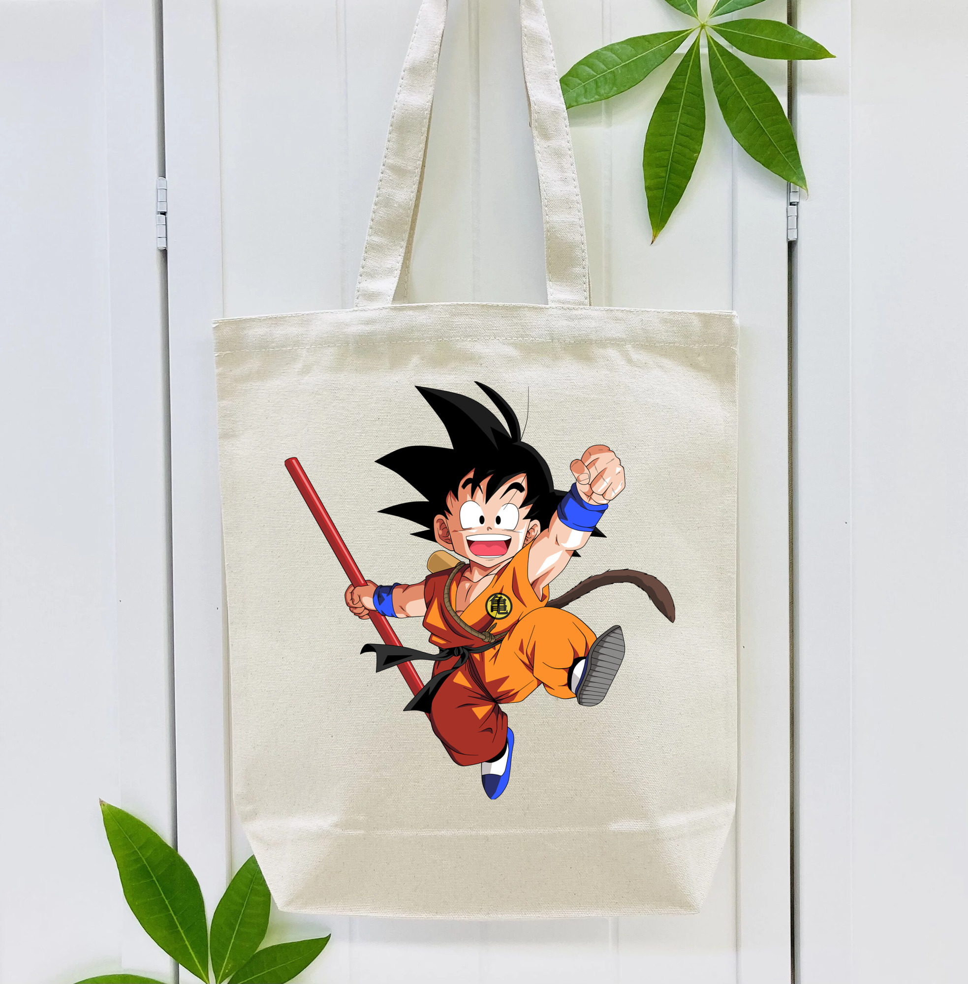 ドラゴンボール 孫悟空（そん ごくう）Son Goku カカロット DRAGON BALL Kakarotto 縦型キャンバス生地手提げバッグ　トートバッグ