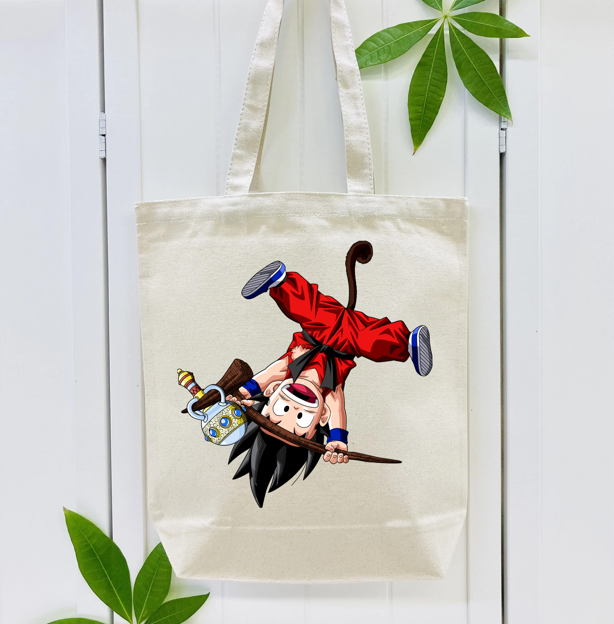 ドラゴンボール 孫悟空（そん ごくう）Son Goku カカロット DRAGON BALL Kakarotto 縦型キャンバス生地手提げバッグ　トートバッグ