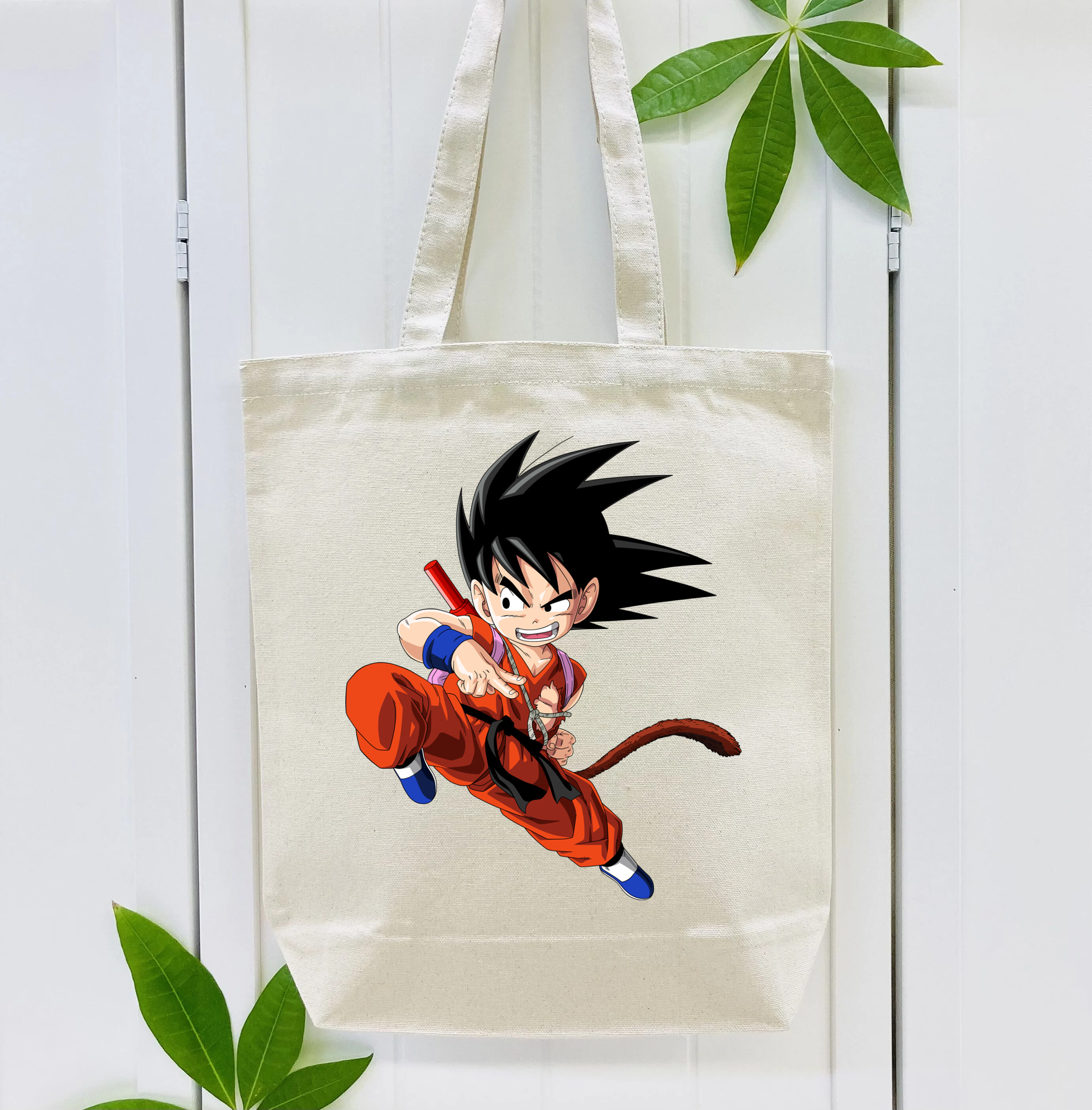 ドラゴンボール 孫悟空（そん ごくう）Son Goku カカロット DRAGON BALL Kakarotto 縦型キャンバス生地手提げバッグ　トートバッグ