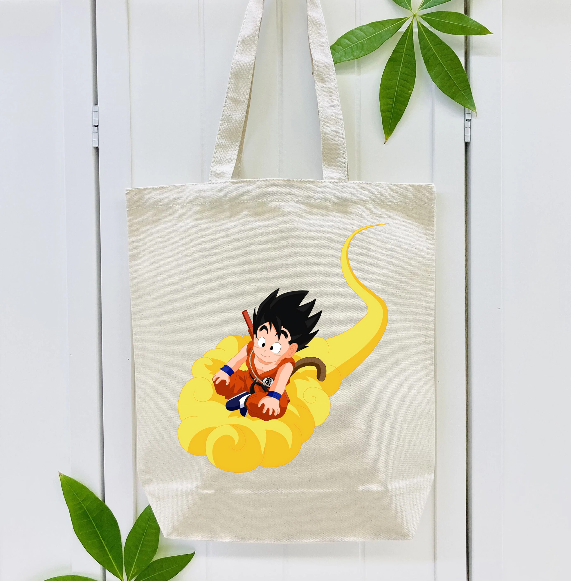 ドラゴンボール 孫悟空（そん ごくう）Son Goku カカロット DRAGON BALL Kakarotto 縦型キャンバス生地手提げバッグ　トートバッグ