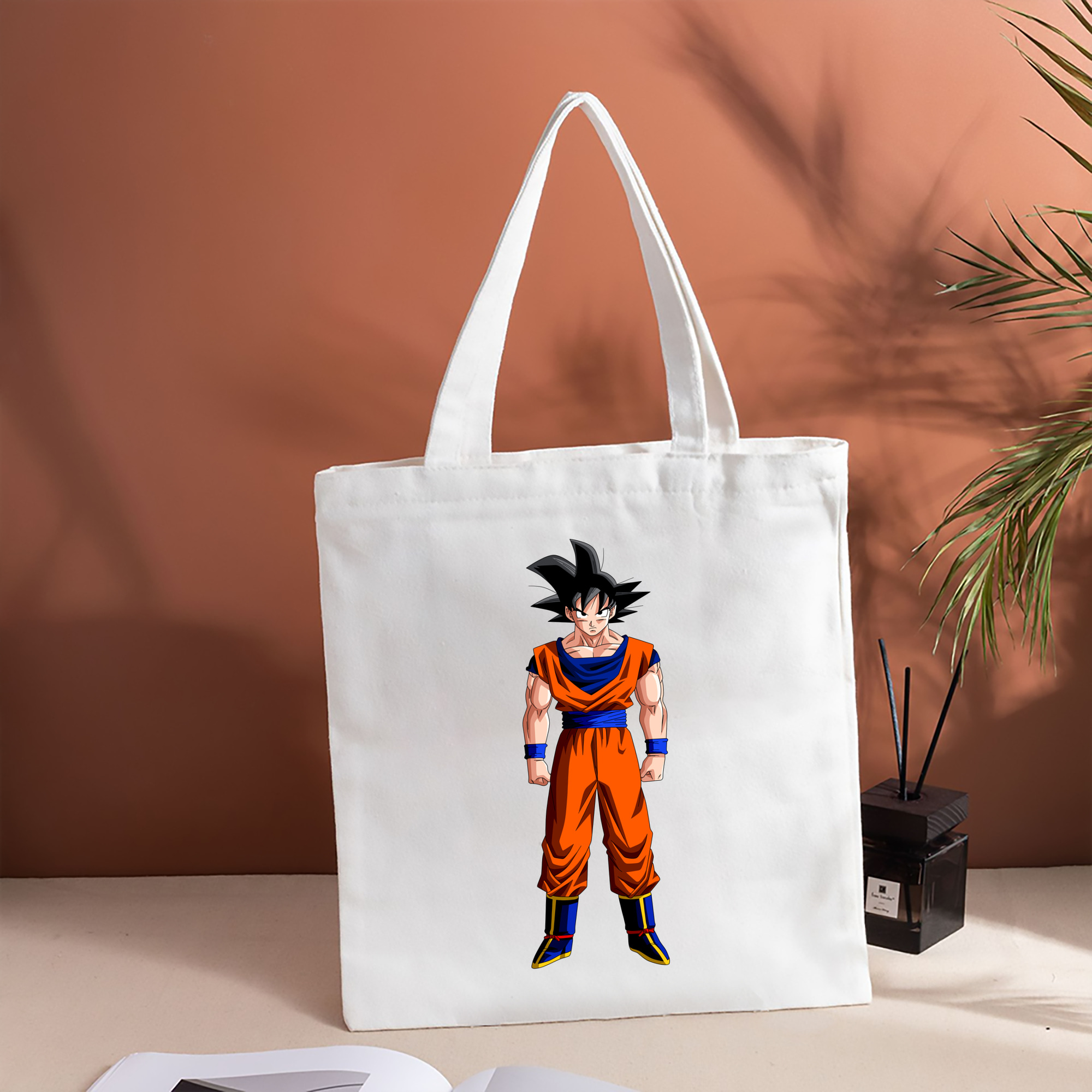 ドラゴンボール 孫悟空（そん ごくう）Son Goku カカロット DRAGON BALL Kakarotto 縦型キャンバス生地手提げバッグ　トートバッグ