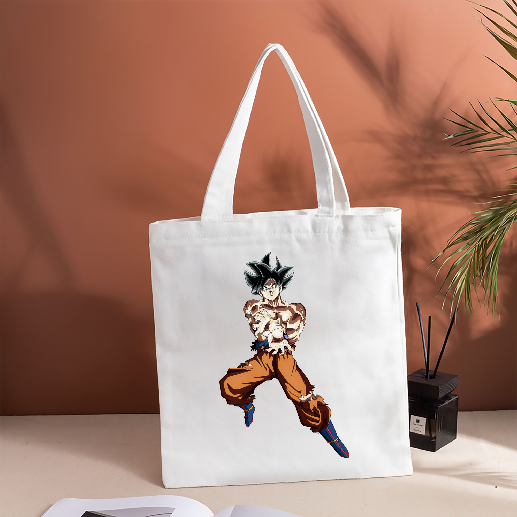 ドラゴンボール 孫悟空（そん ごくう）Son Goku カカロット DRAGON BALL Kakarotto 縦型キャンバス生地手提げバッグ　トートバッグ