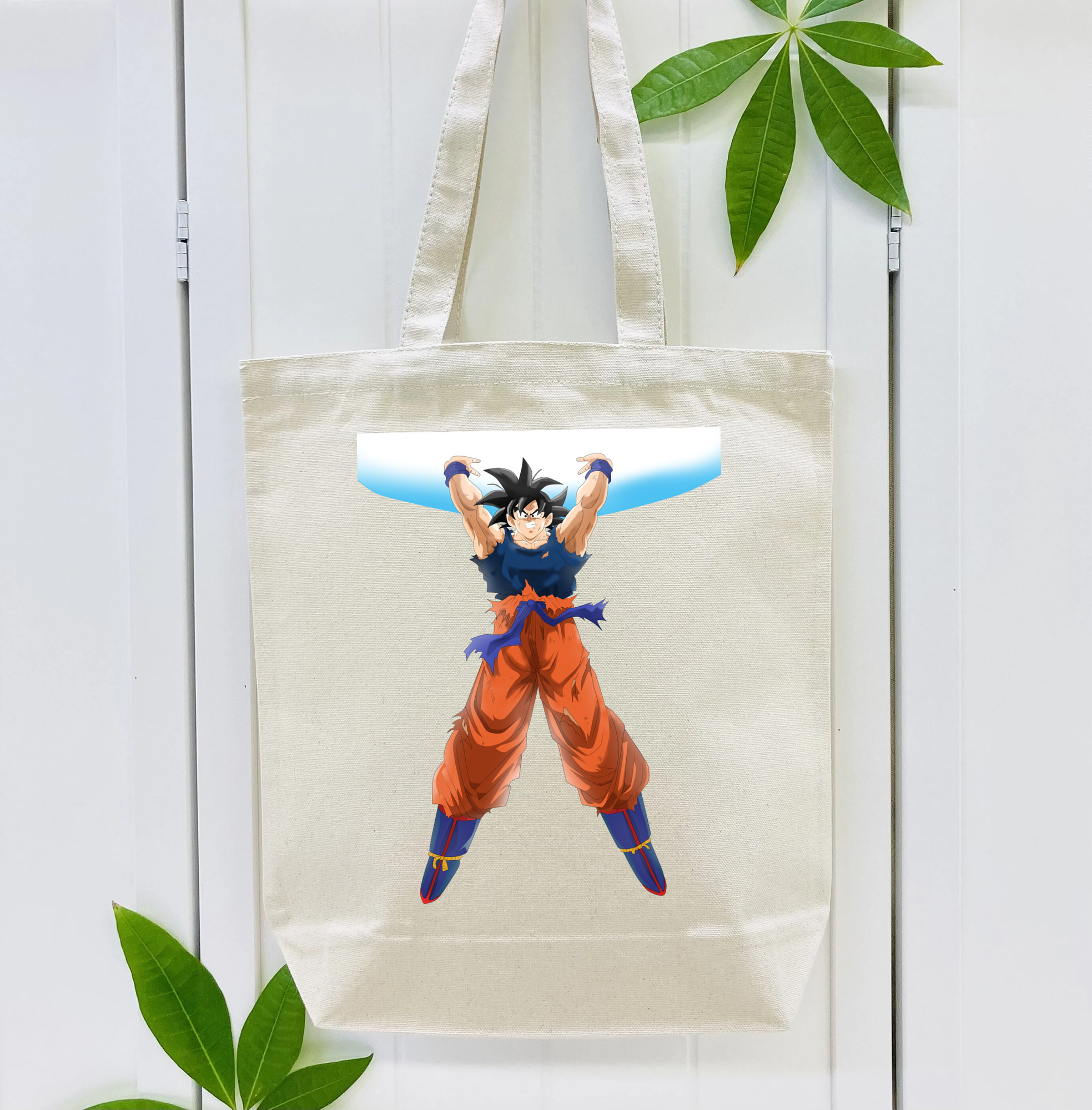 ドラゴンボール 孫悟空（そん ごくう）Son Goku カカロット DRAGON BALL Kakarotto 縦型キャンバス生地手提げバッグ　トートバッグ
