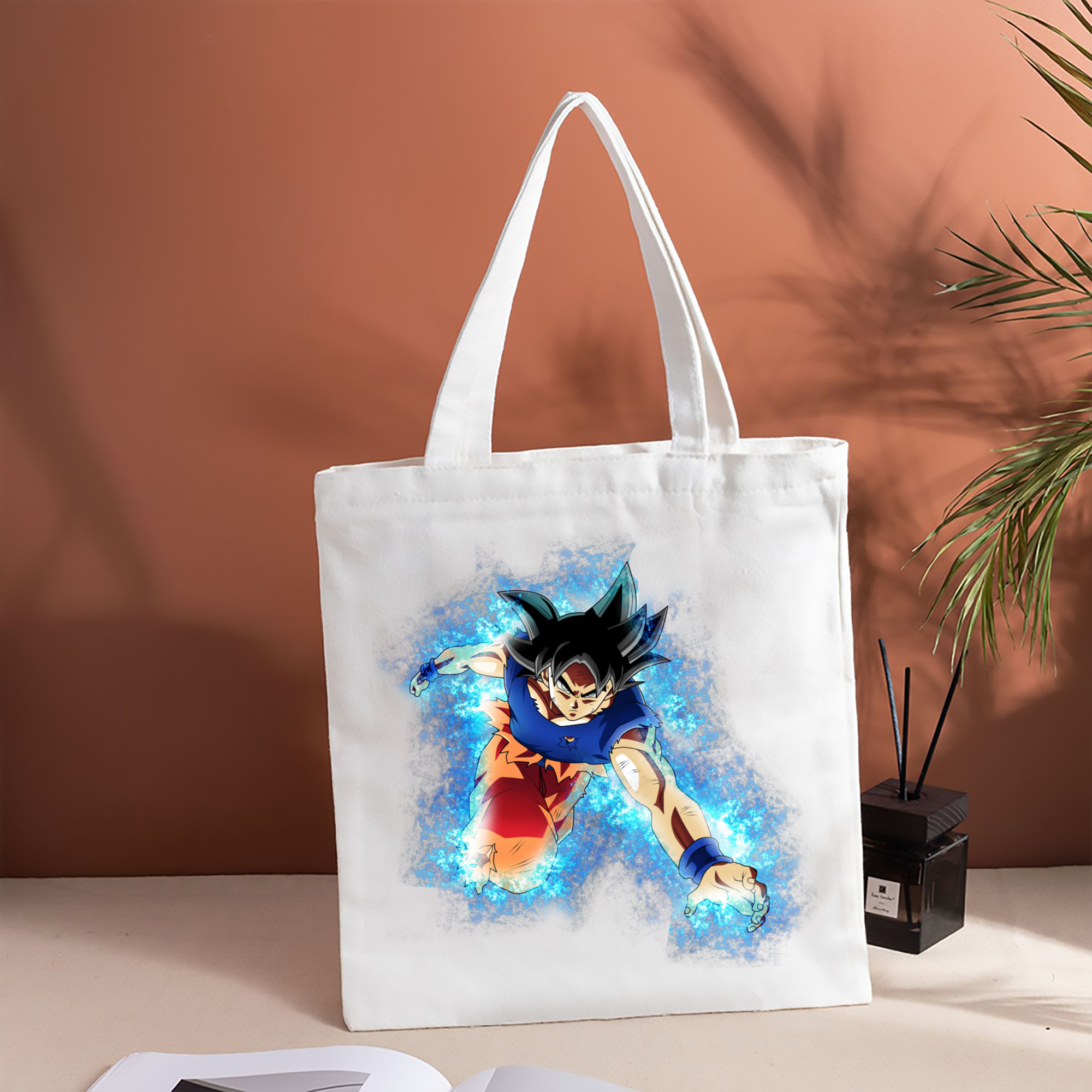 ドラゴンボール 孫悟空（そん ごくう）Son Goku カカロット DRAGON BALL Kakarotto 縦型キャンバス生地手提げバッグ　トートバッグ