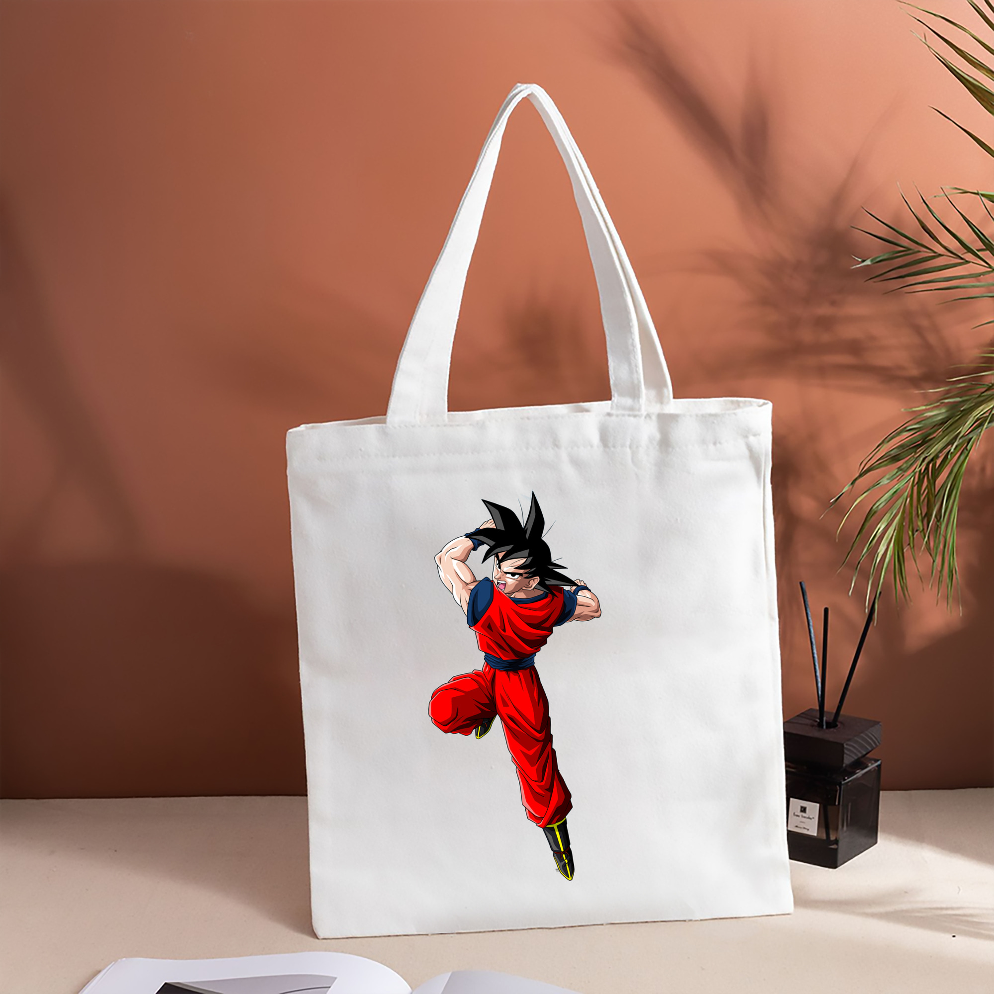 ドラゴンボール 孫悟空（そん ごくう）Son Goku カカロット DRAGON BALL Kakarotto 縦型キャンバス生地手提げバッグ　トートバッグ