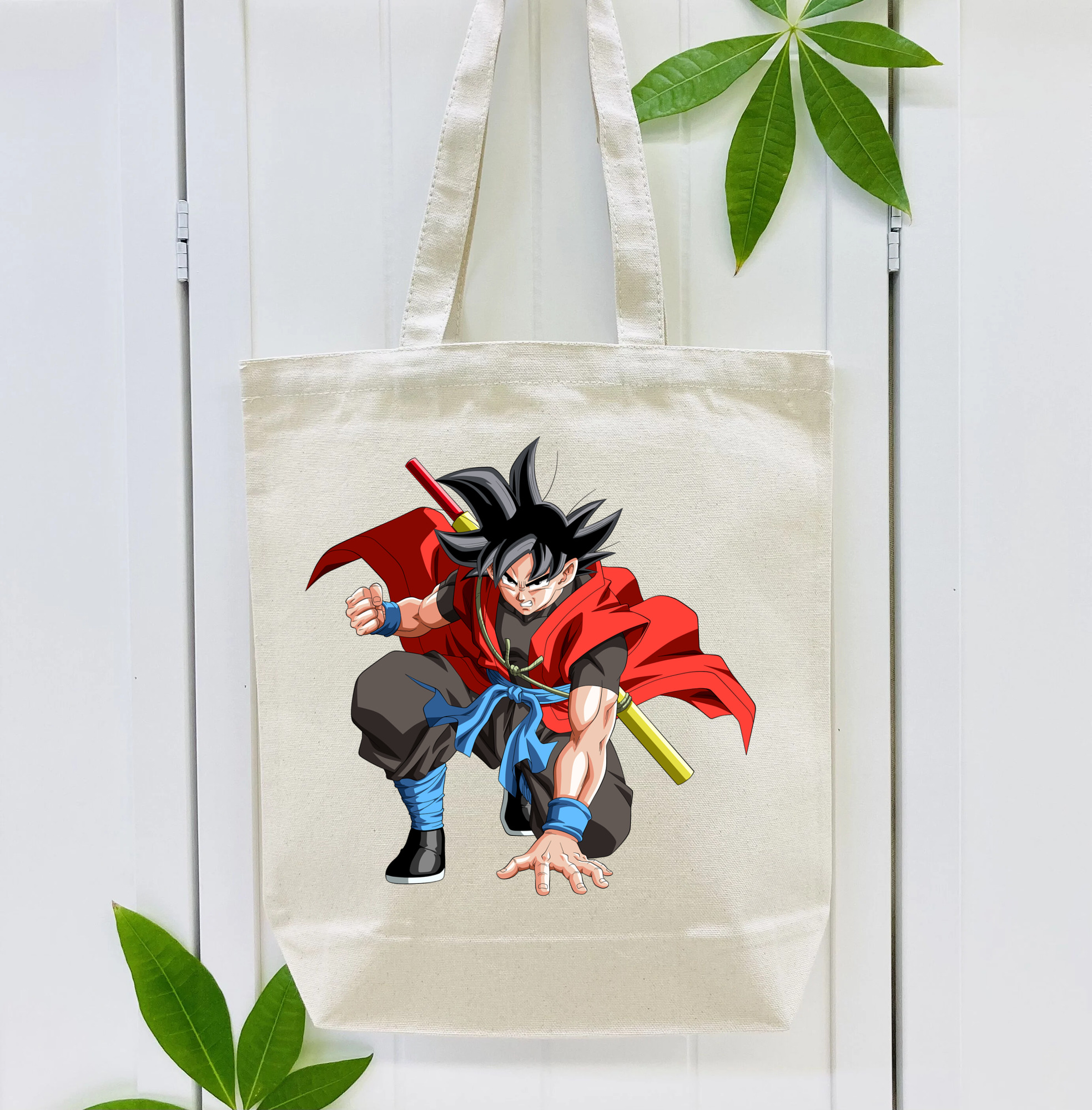 ドラゴンボール 孫悟空（そん ごくう）Son Goku カカロット DRAGON BALL Kakarotto 縦型キャンバス生地手提げバッグ　トートバッグ