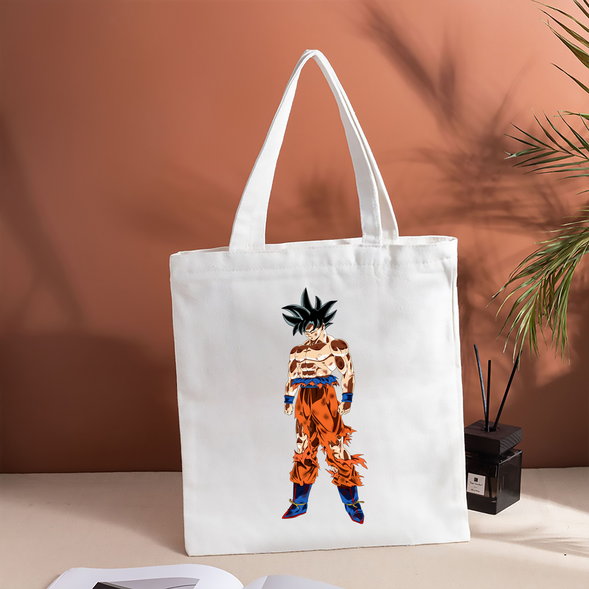ドラゴンボール 孫悟空（そん ごくう）Son Goku カカロット DRAGON BALL Kakarotto 縦型キャンバス生地手提げバッグ　トートバッグ