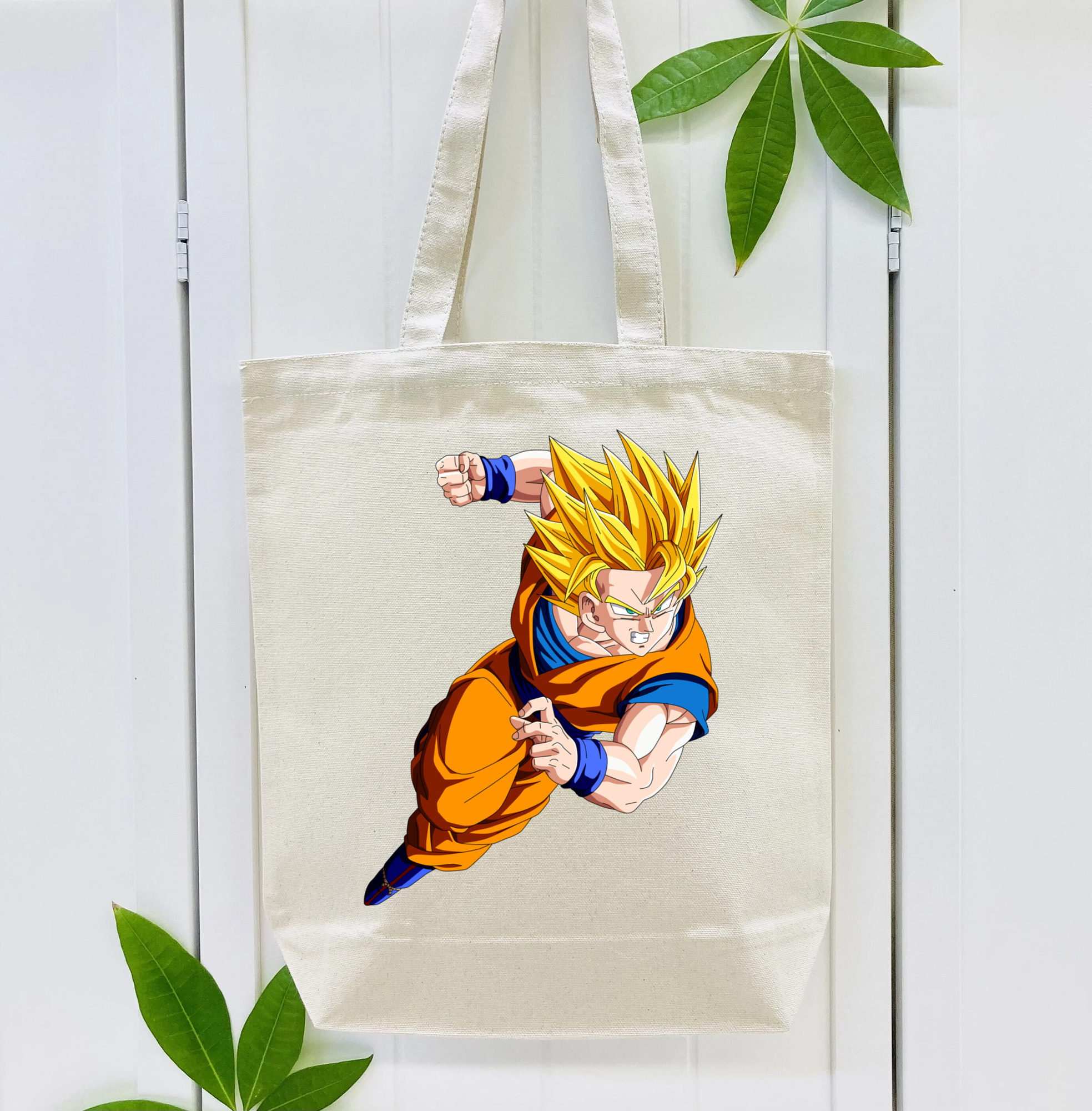 ドラゴンボール 孫悟空（そん ごくう）Son Goku カカロット DRAGON BALL Kakarotto 縦型キャンバス生地手提げバッグ　トートバッグ