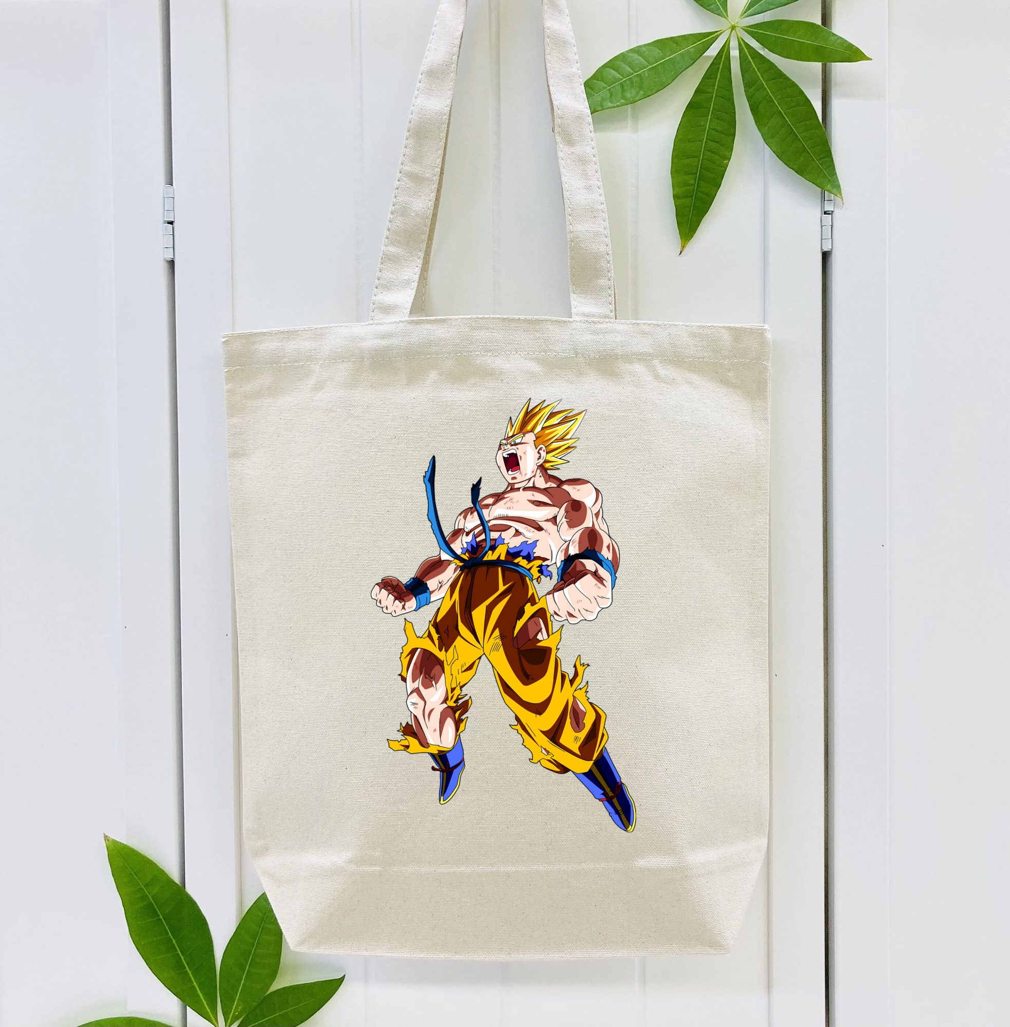 ドラゴンボール 孫悟空（そん ごくう）Son Goku カカロット DRAGON BALL Kakarotto 縦型キャンバス生地手提げバッグ　トートバッグ
