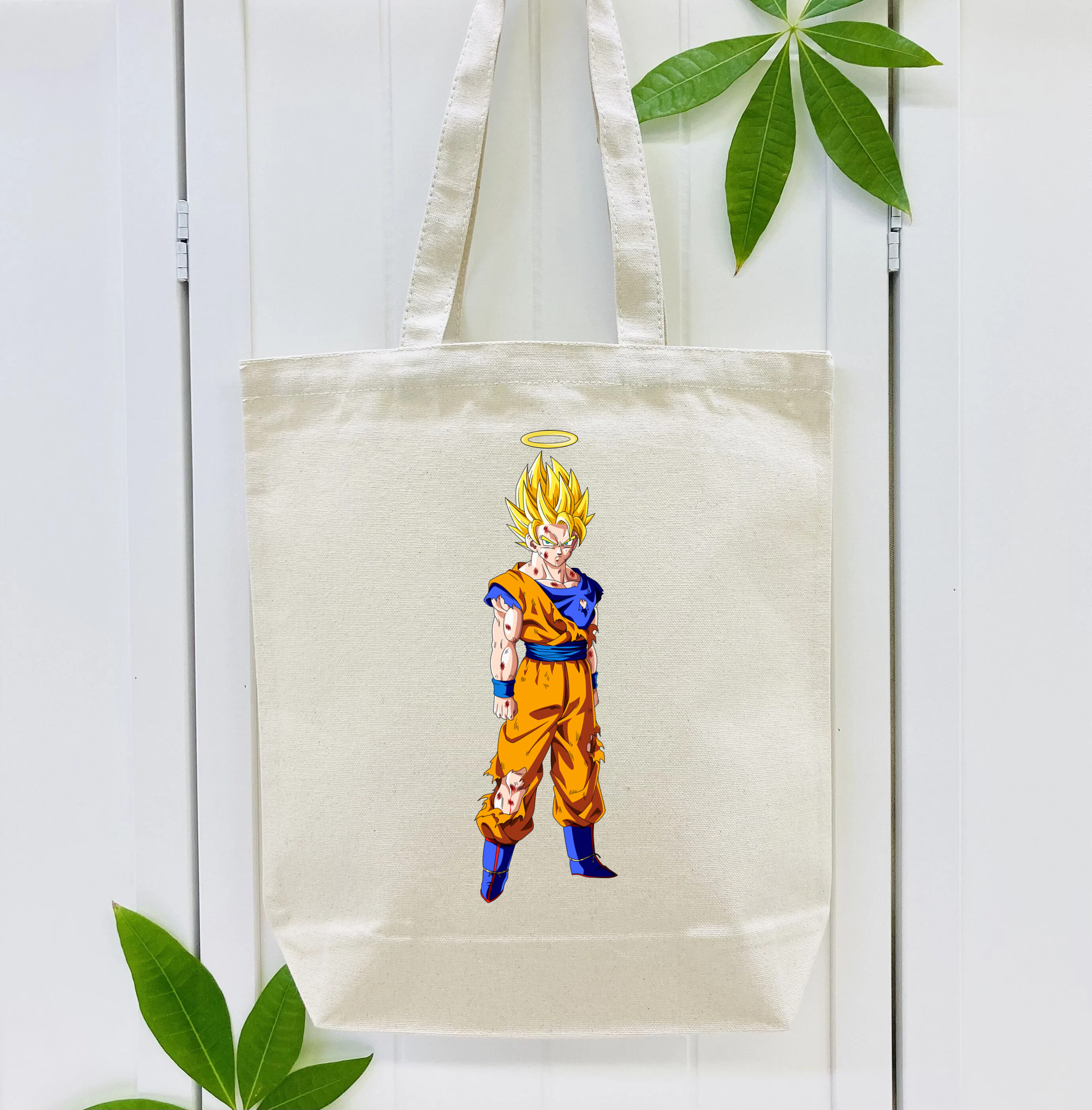 ドラゴンボール 孫悟空（そん ごくう）Son Goku カカロット DRAGON BALL Kakarotto 縦型キャンバス生地手提げバッグ　トートバッグ