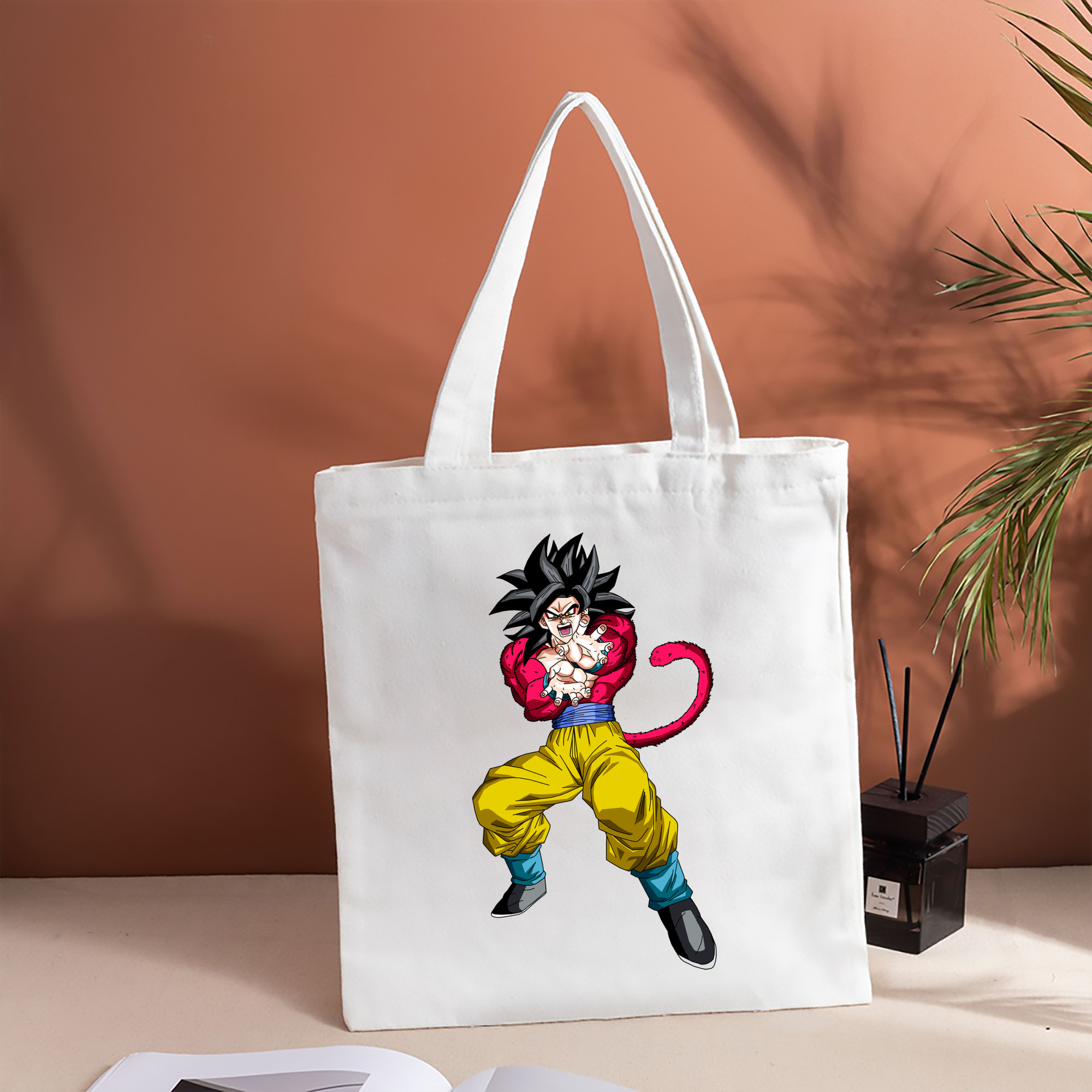 ドラゴンボール 孫悟空（そん ごくう）Son Goku カカロット DRAGON BALL Kakarotto 縦型キャンバス生地手提げバッグ　トートバッグ