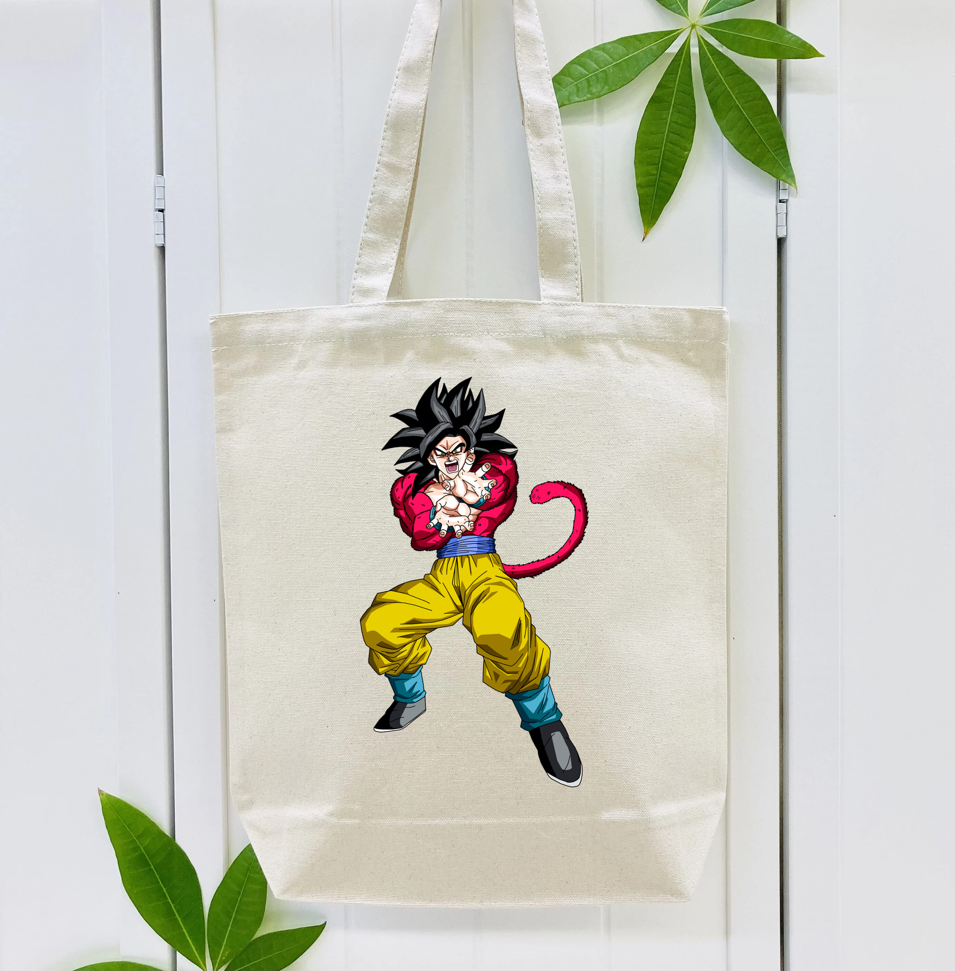 ドラゴンボール 孫悟空（そん ごくう）Son Goku カカロット DRAGON BALL Kakarotto 縦型キャンバス生地手提げバッグ　トートバッグ