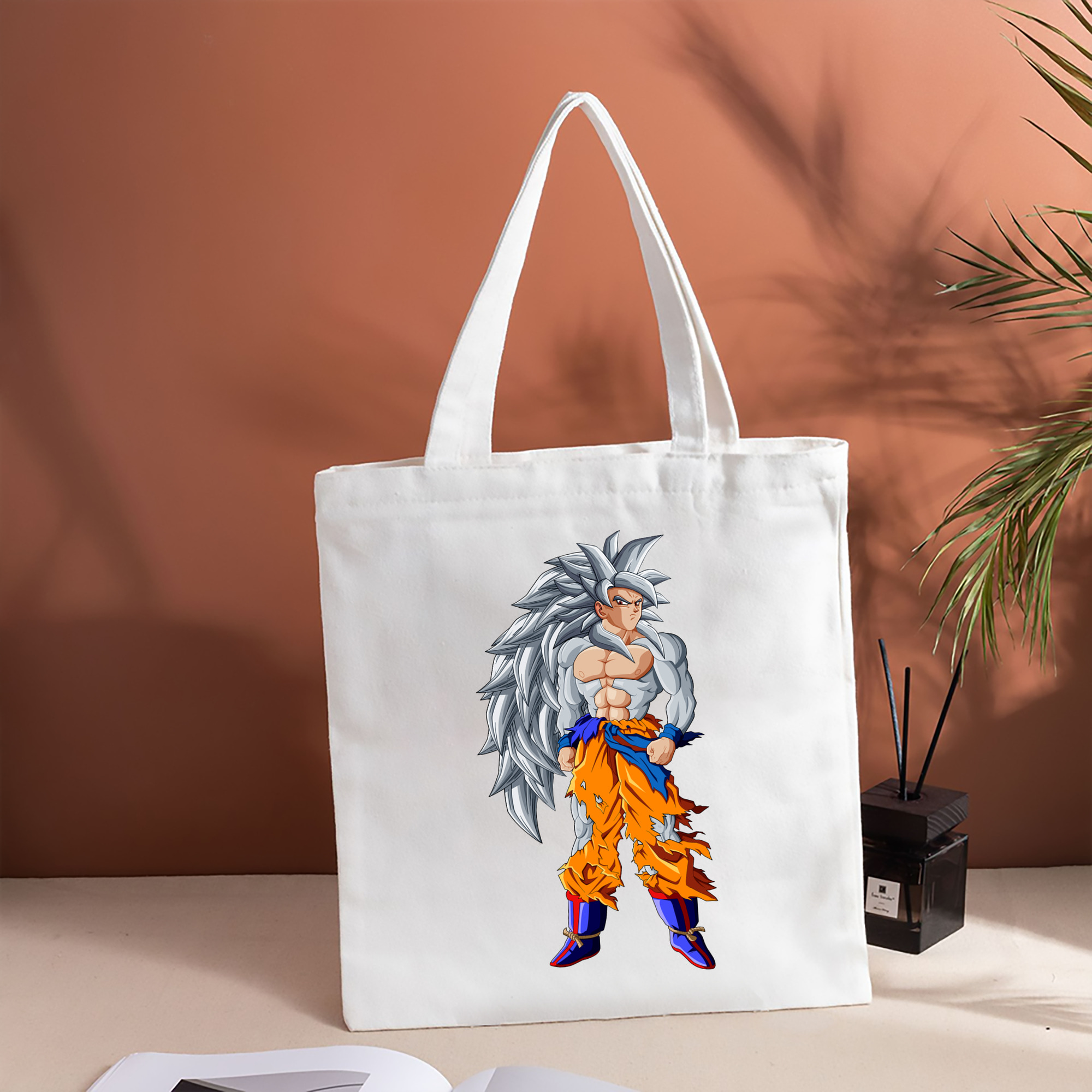 ドラゴンボール 孫悟空（そん ごくう）Son Goku カカロット DRAGON BALL Kakarotto 縦型キャンバス生地手提げバッグ　トートバッグ