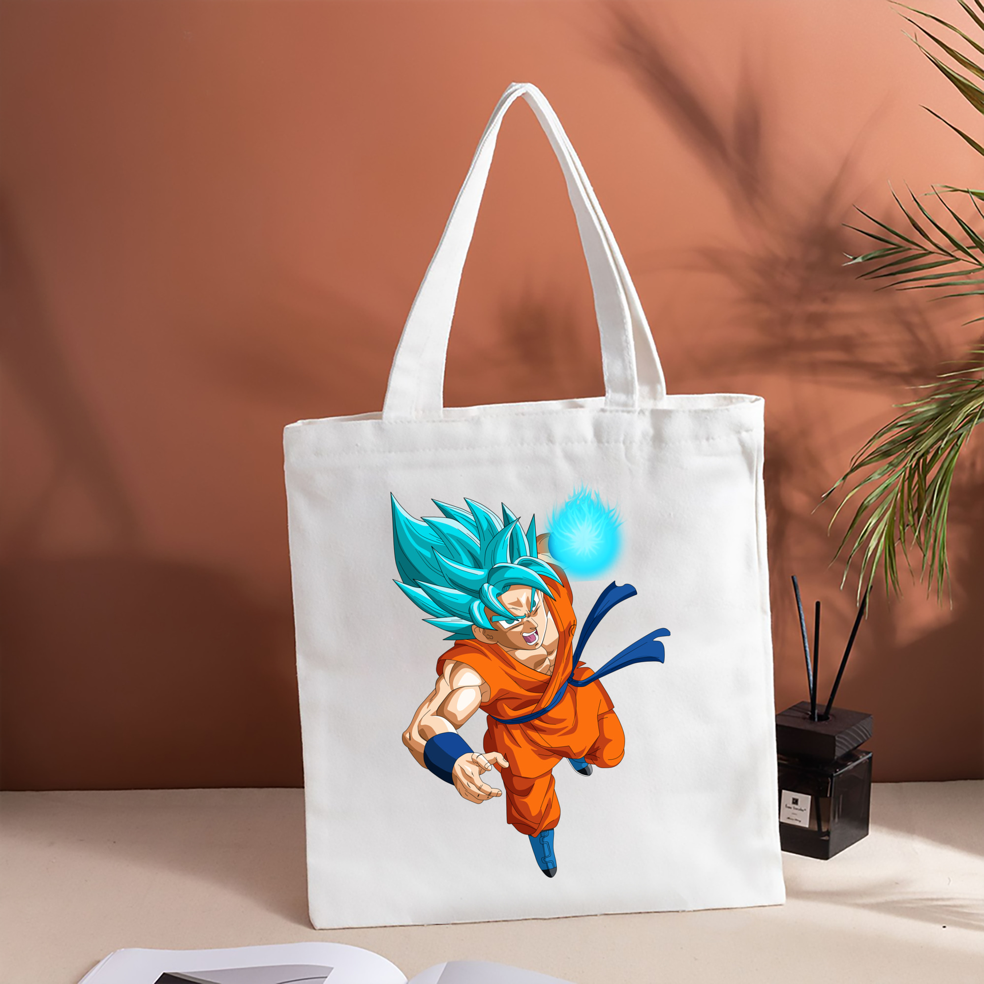 ドラゴンボール 孫悟空（そん ごくう）Son Goku カカロット DRAGON BALL Kakarotto 縦型キャンバス生地手提げバッグ　トートバッグ