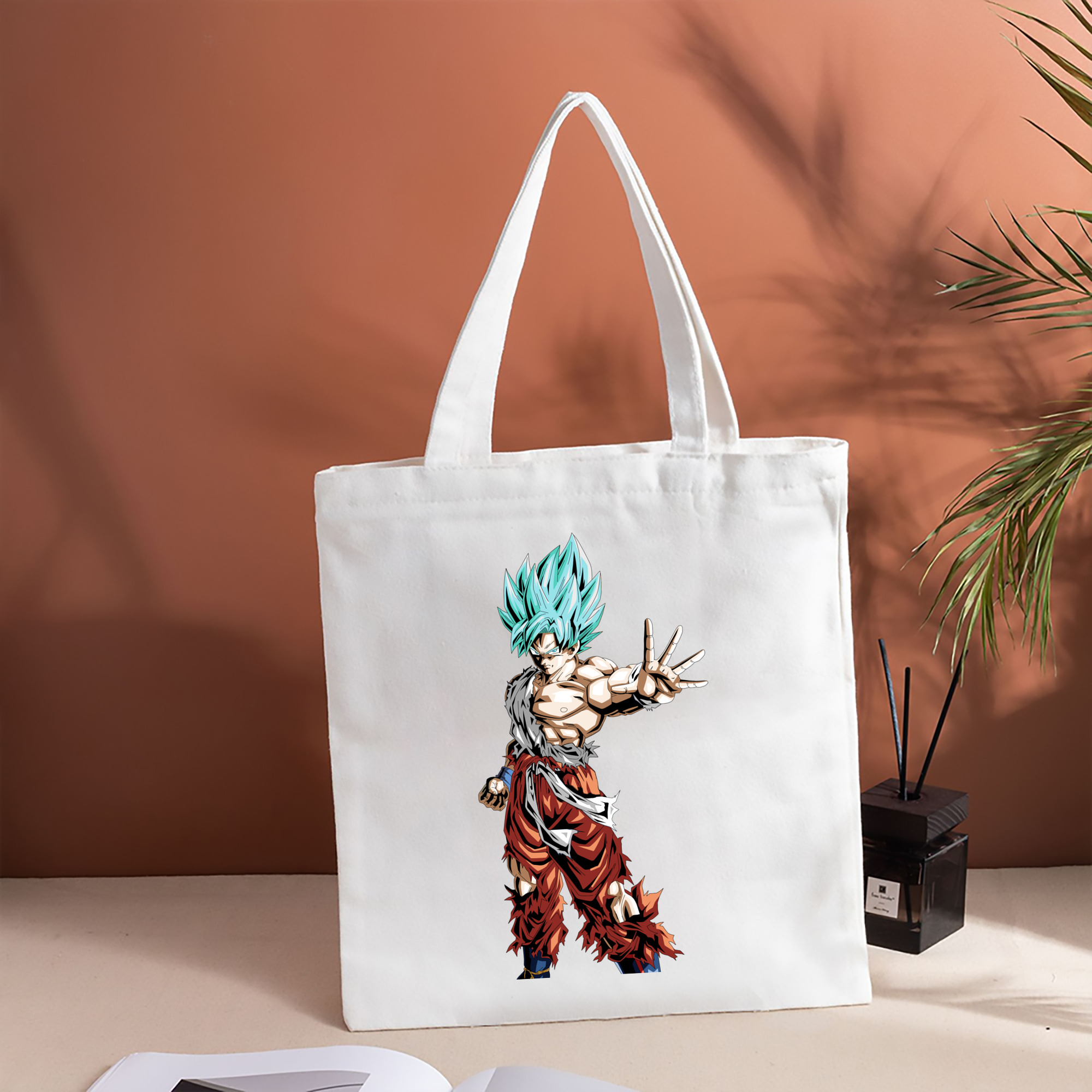 ドラゴンボール 孫悟空（そん ごくう）Son Goku カカロット DRAGON BALL Kakarotto 縦型キャンバス生地手提げバッグ　トートバッグ