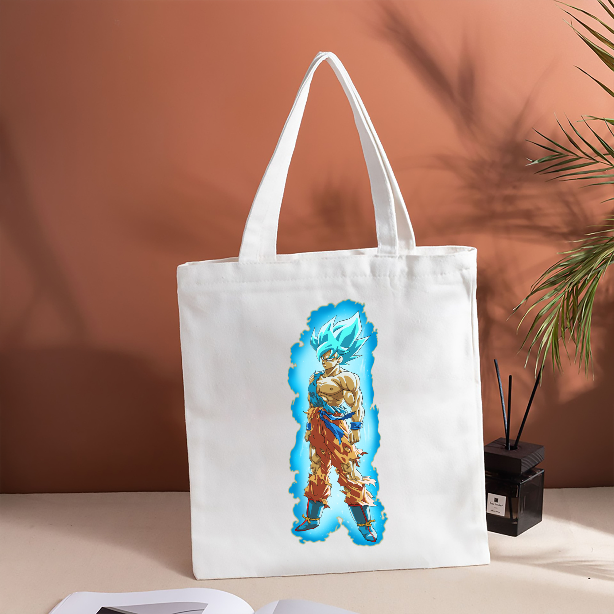 ドラゴンボール 孫悟空（そん ごくう）Son Goku カカロット DRAGON BALL Kakarotto 縦型キャンバス生地手提げバッグ　トートバッグ