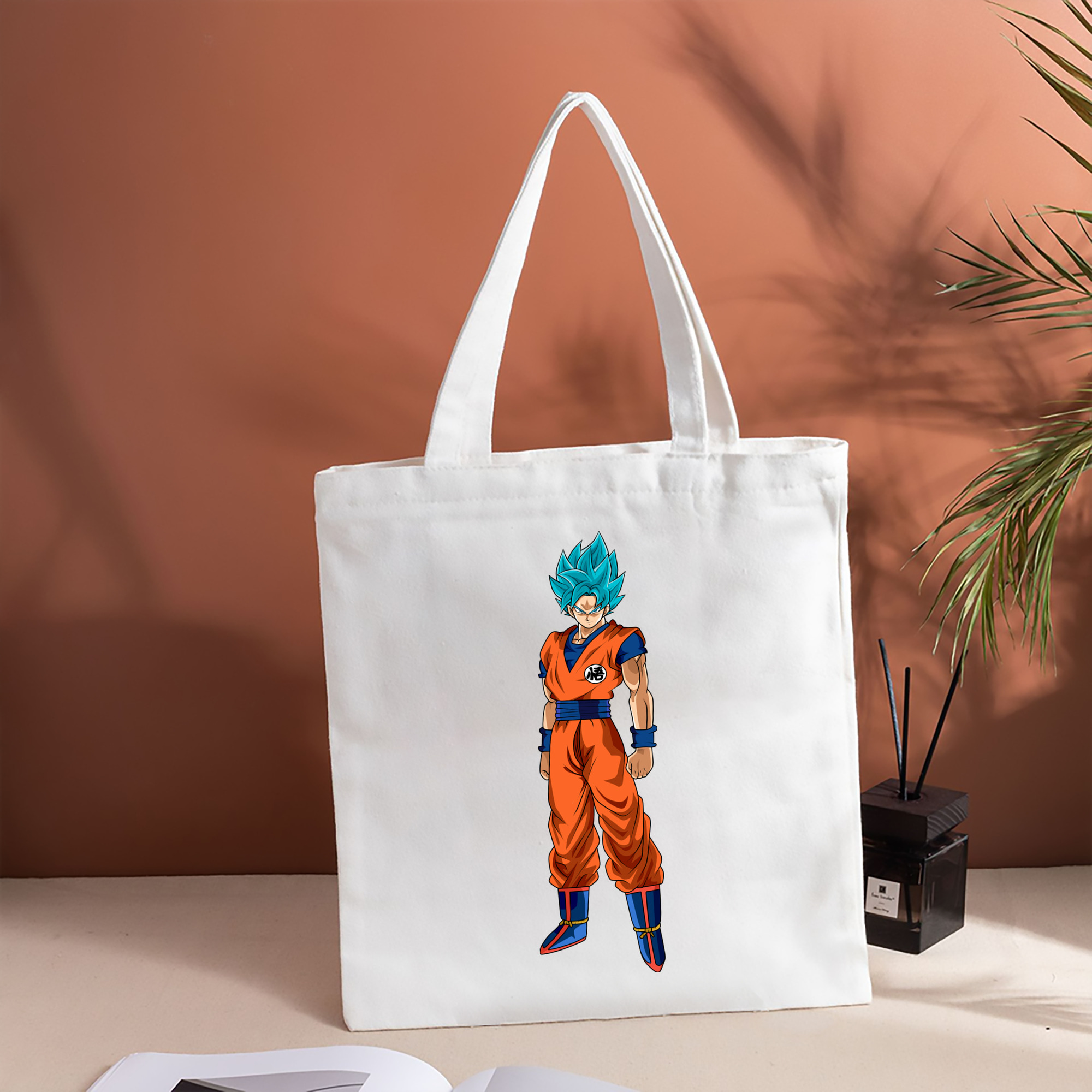 ドラゴンボール 孫悟空（そん ごくう）Son Goku カカロット DRAGON BALL Kakarotto 縦型キャンバス生地手提げバッグ　トートバッグ