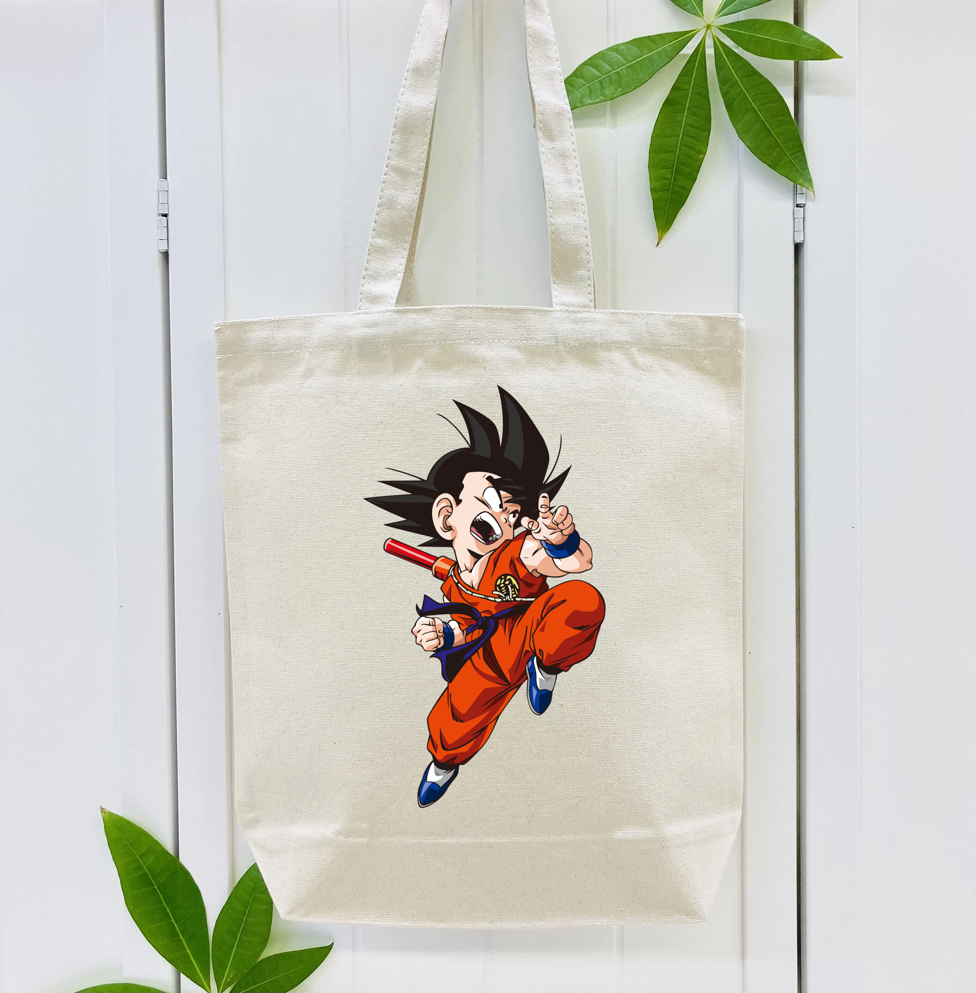 ドラゴンボール 孫悟空（そん ごくう）Son Goku カカロット DRAGON BALL Kakarotto 縦型キャンバス生地手提げバッグ　トートバッグ