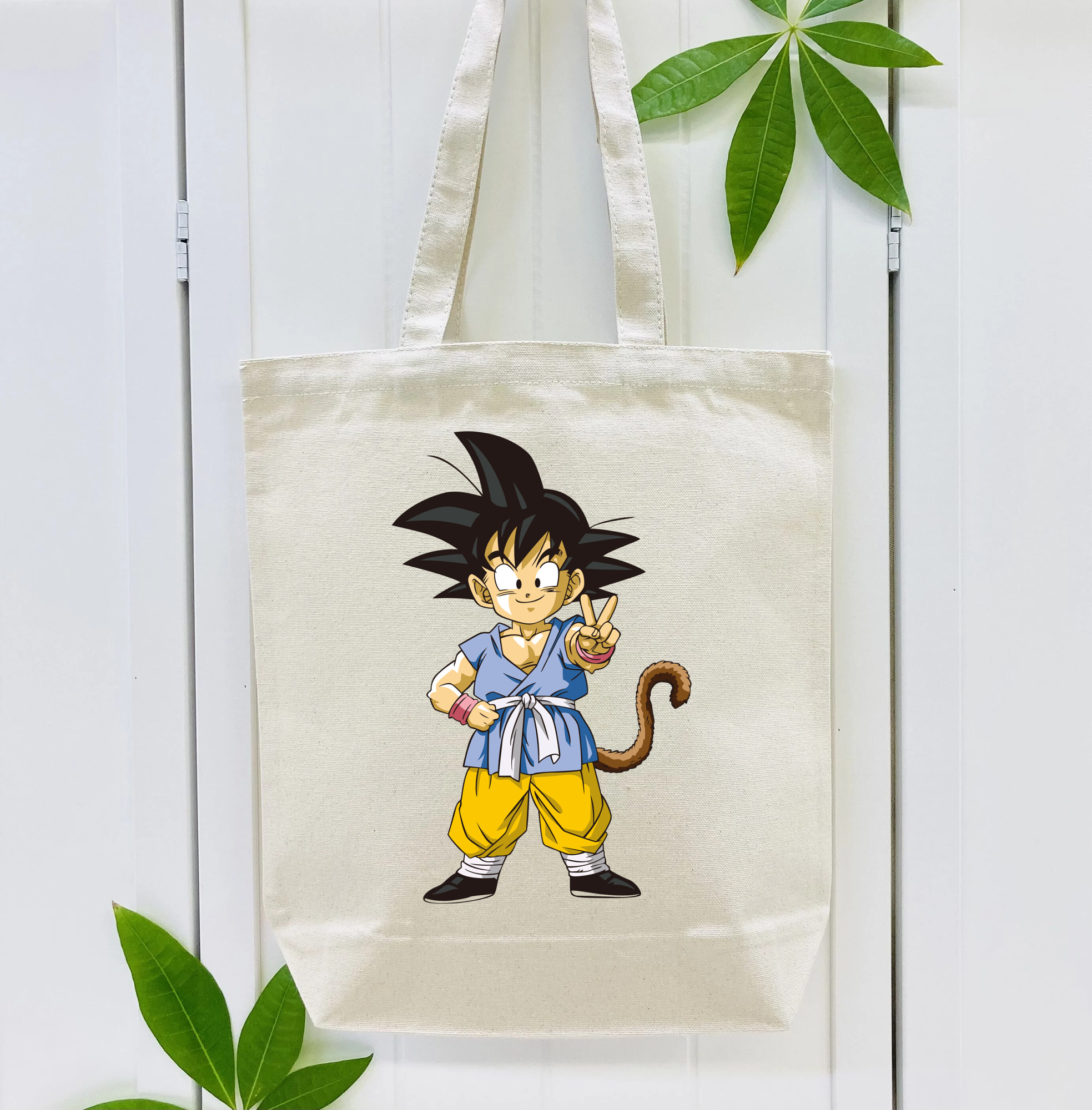 ドラゴンボール 孫悟空（そん ごくう）Son Goku カカロット DRAGON BALL Kakarotto 縦型キャンバス生地手提げバッグ　トートバッグ