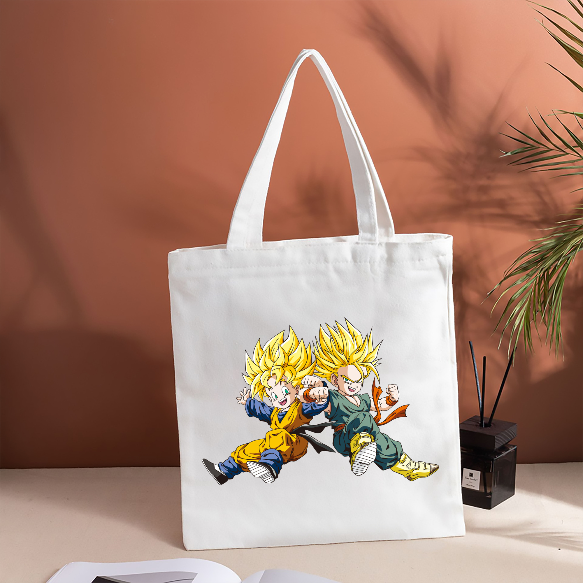 ドラゴンボール 孫悟空（そん ごくう）Son Goku カカロット DRAGON BALL Kakarotto 縦型キャンバス生地手提げバッグ　トートバッグ