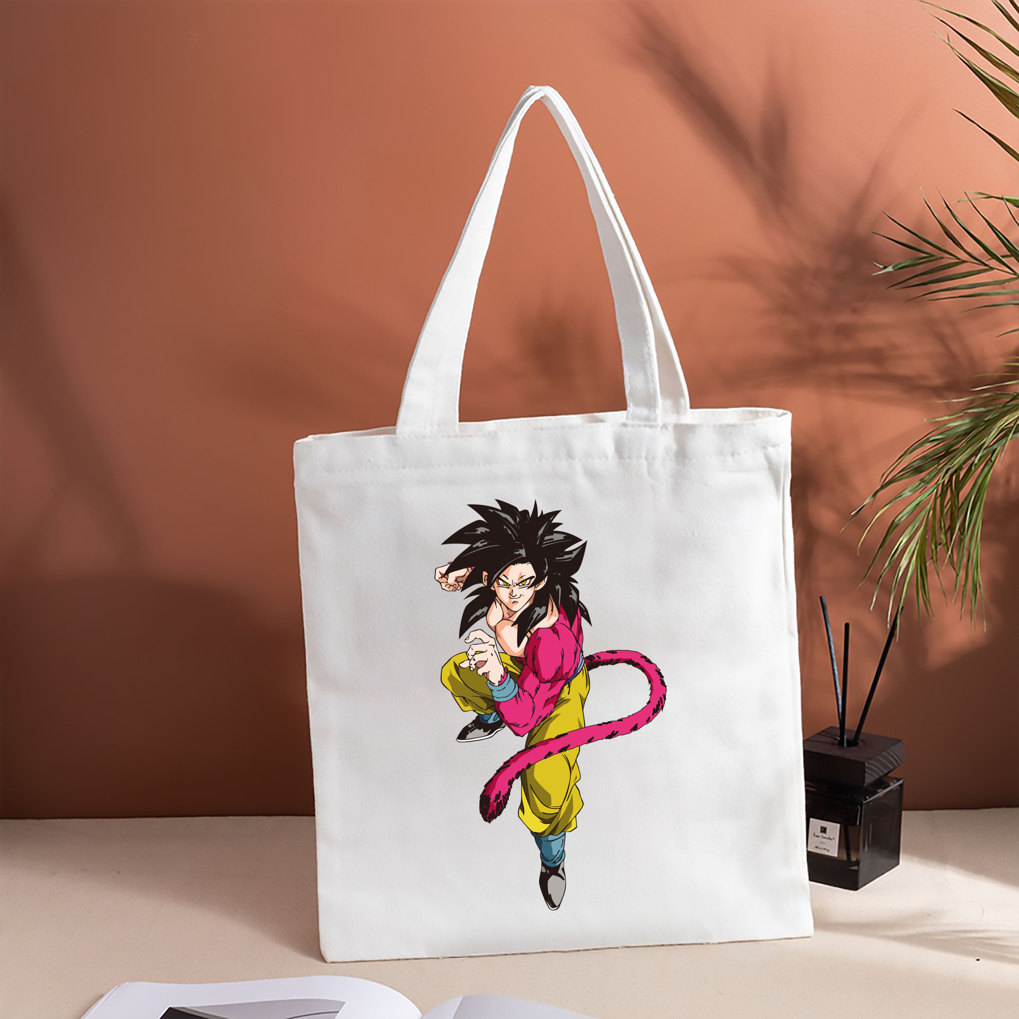 ドラゴンボール 孫悟空（そん ごくう）Son Goku カカロット DRAGON BALL Kakarotto 縦型キャンバス生地手提げバッグ　トートバッグ