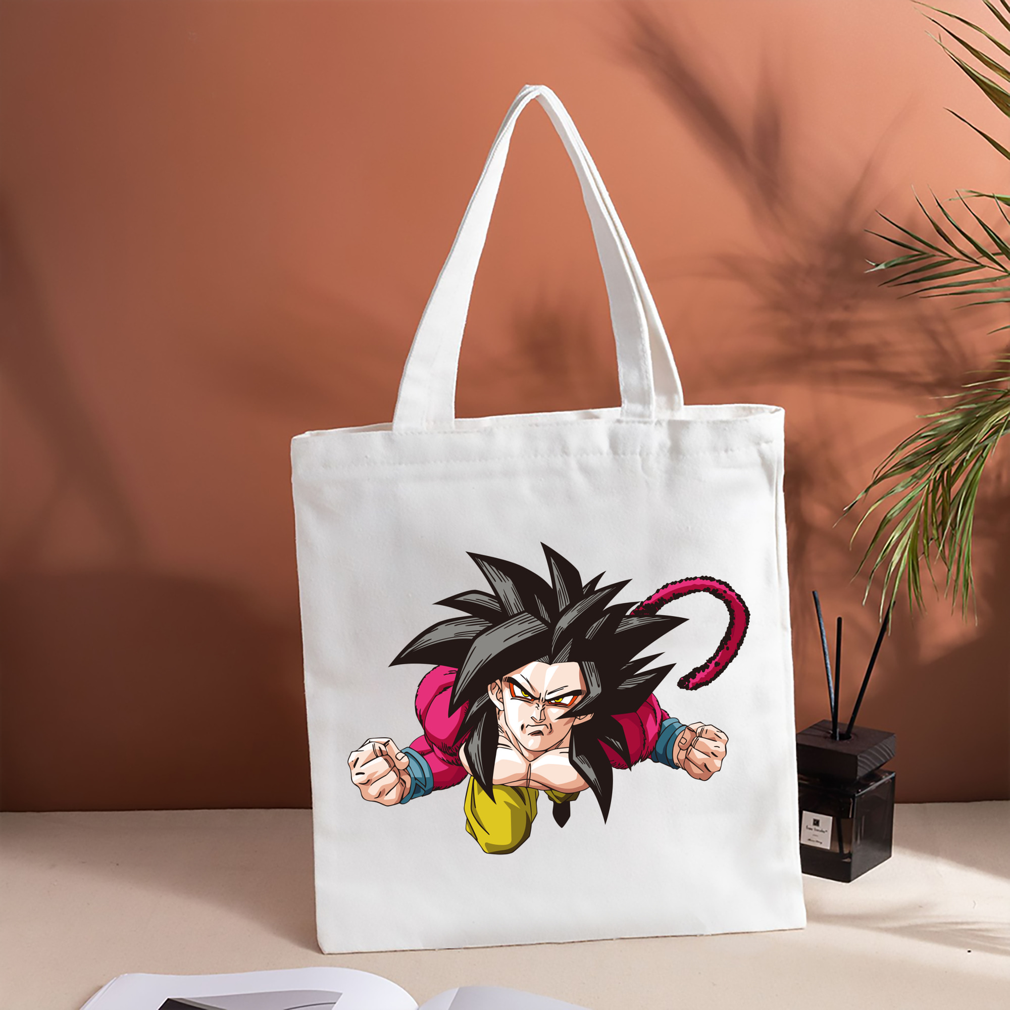 ドラゴンボール 孫悟空（そん ごくう）Son Goku カカロット DRAGON BALL Kakarotto 縦型キャンバス生地手提げバッグ　トートバッグ