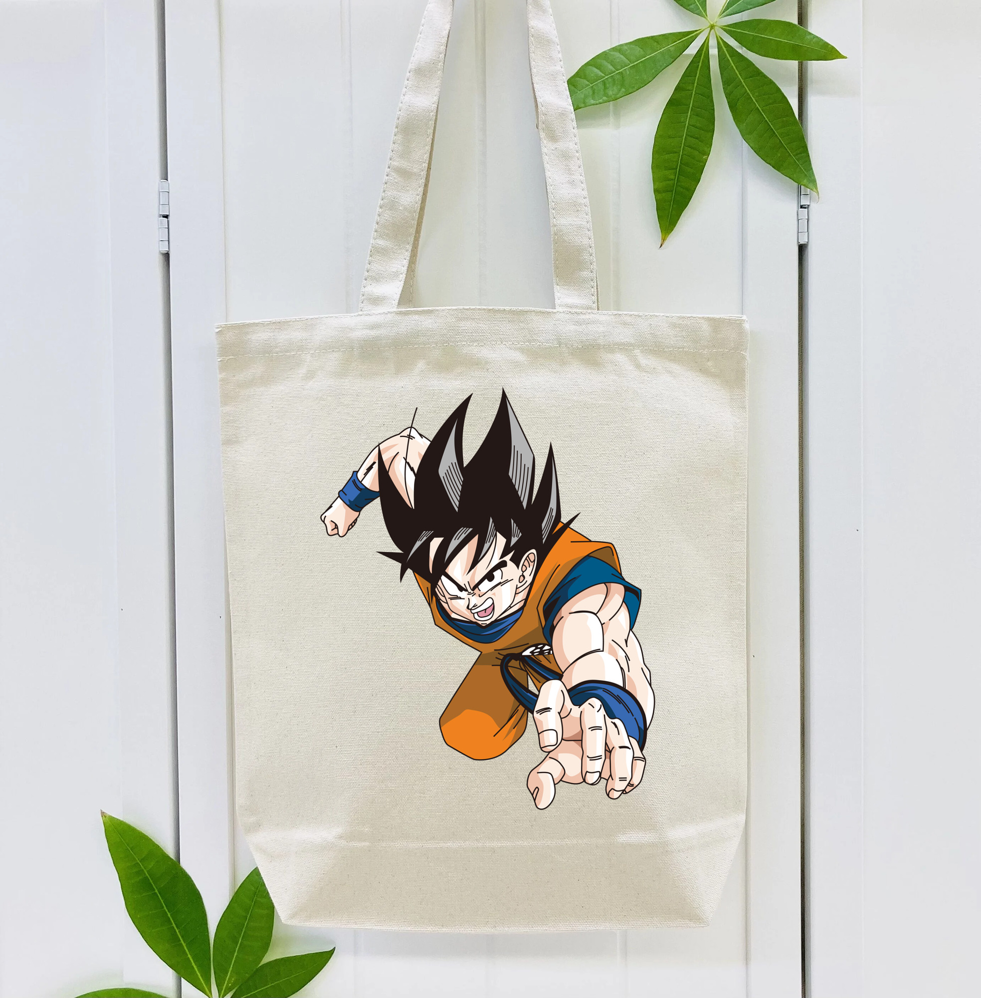ドラゴンボール 孫悟空（そん ごくう）Son Goku カカロット DRAGON BALL Kakarotto 縦型キャンバス生地手提げバッグ　トートバッグ