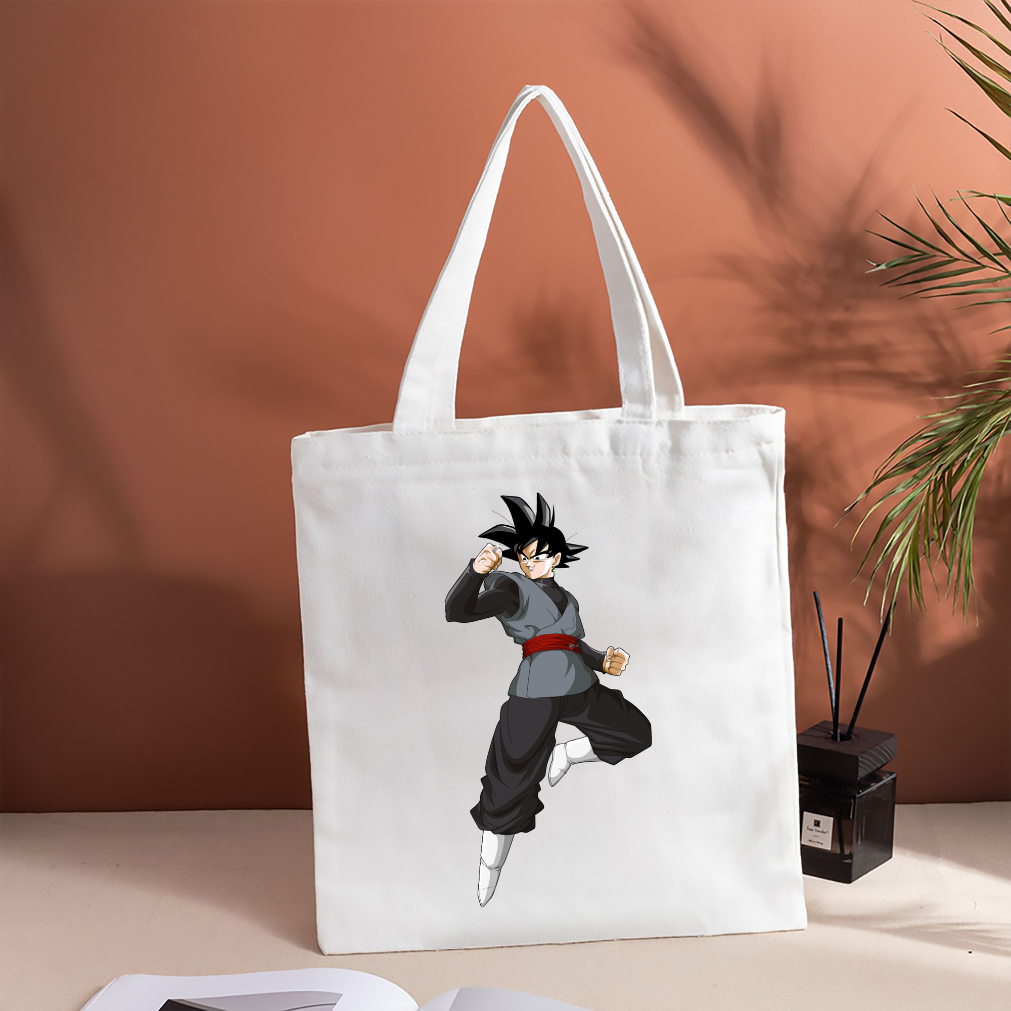 ドラゴンボール ベジータ四世（Bejīta Yonsei）DRAGON BALL Vegeta IV 縦型キャンバス生地手提げバッグ　トートバッグ