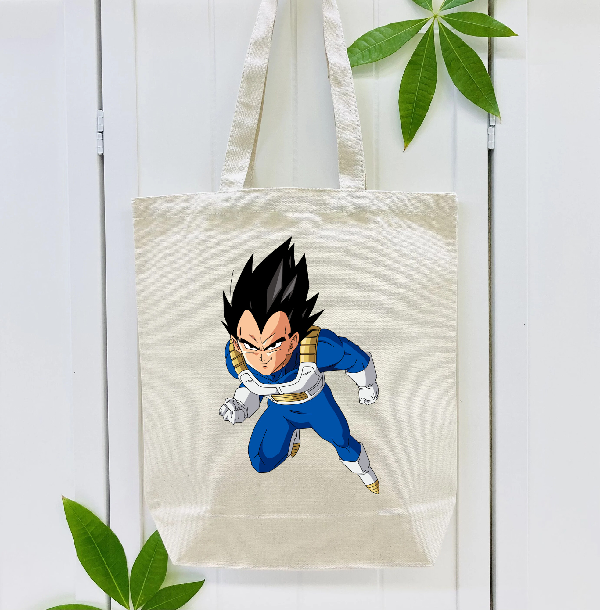 ドラゴンボール ベジータ四世（Bejīta Yonsei）DRAGON BALL Vegeta IV 縦型キャンバス生地手提げバッグ　トートバッグ