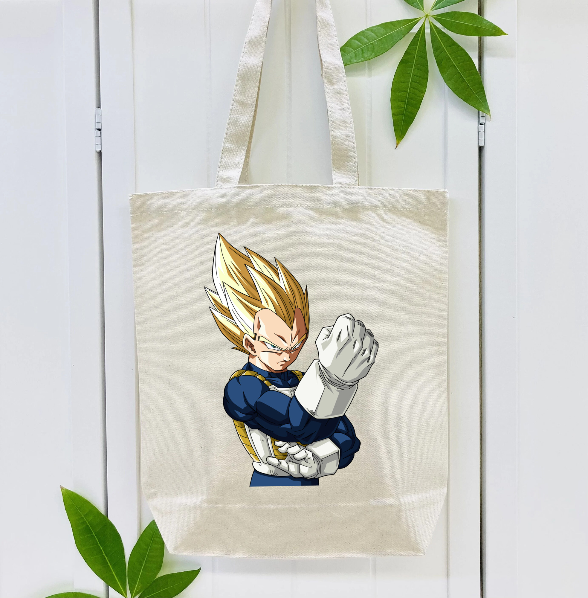 ドラゴンボール ベジータ四世（Bejīta Yonsei）DRAGON BALL Vegeta IV 縦型キャンバス生地手提げバッグ　トートバッグ