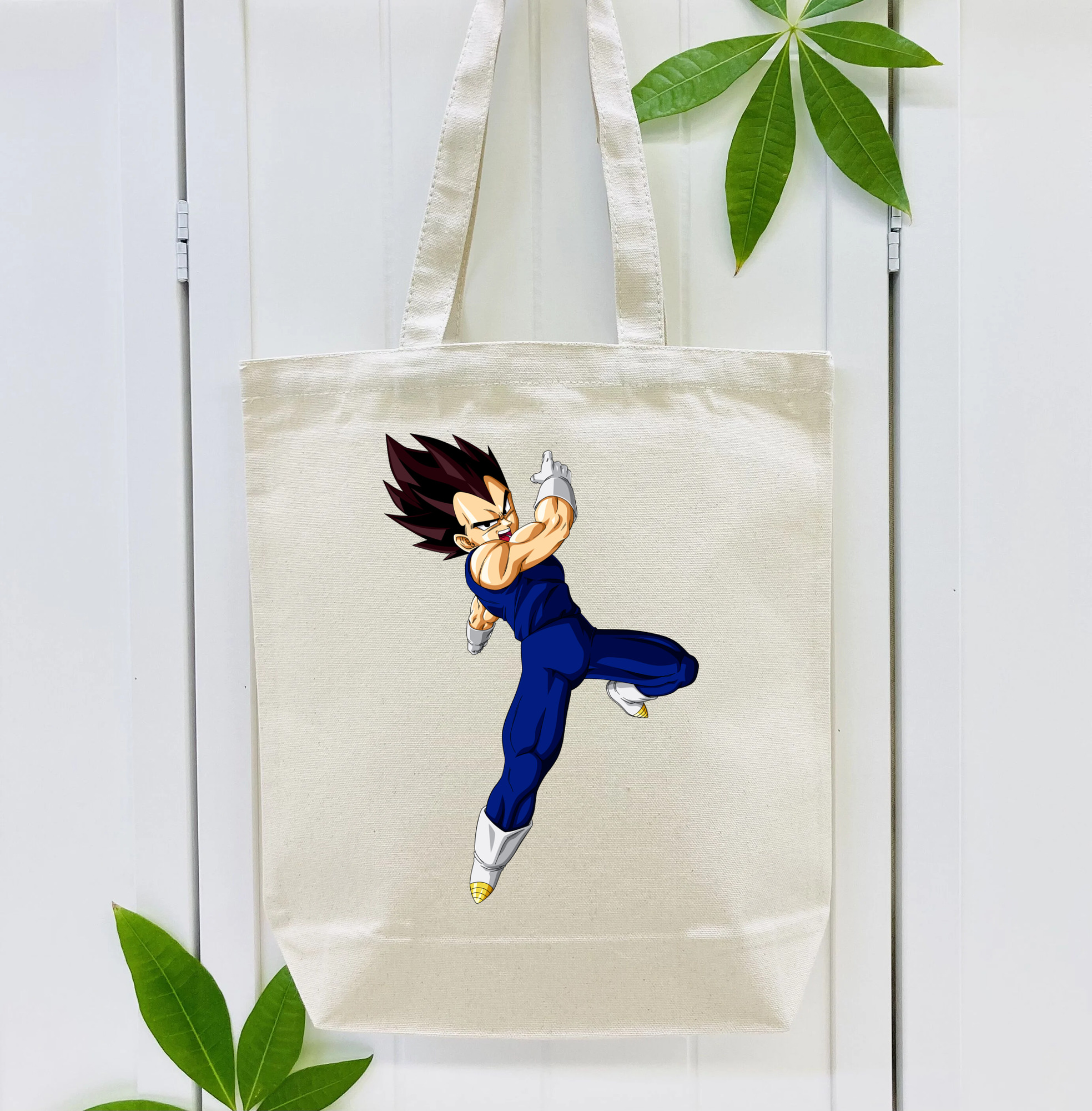 ドラゴンボール ベジータ四世（Bejīta Yonsei）DRAGON BALL Vegeta IV 縦型キャンバス生地手提げバッグ　トートバッグ