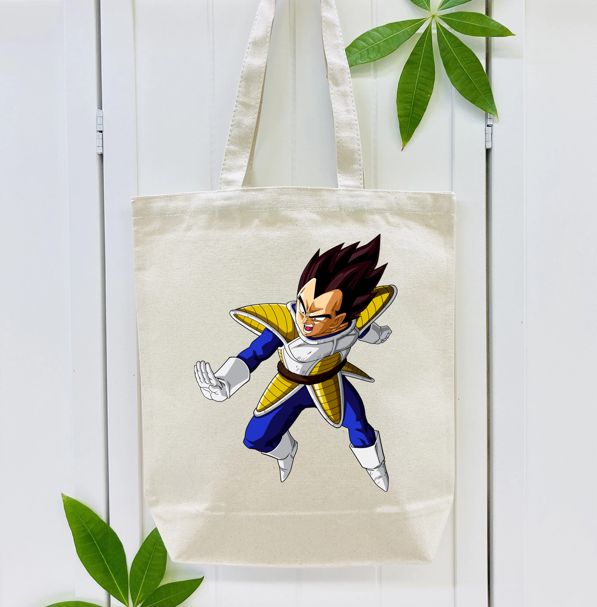 ドラゴンボール ベジータ四世（Bejīta Yonsei）DRAGON BALL Vegeta IV 縦型キャンバス生地手提げバッグ　トートバッグ