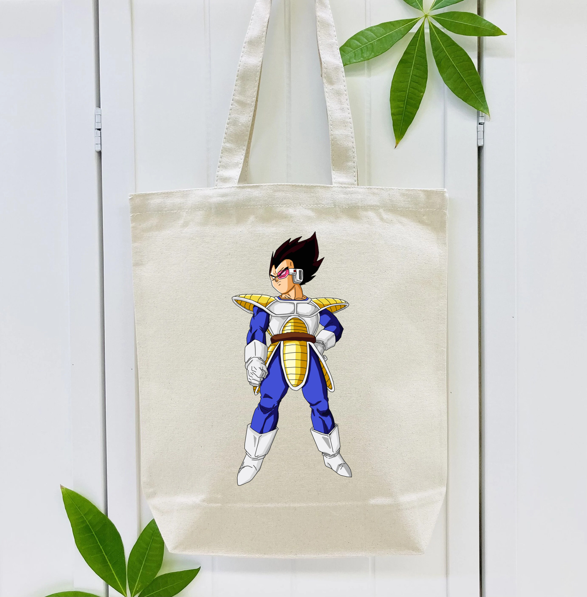 ドラゴンボール ベジータ四世（Bejīta Yonsei）DRAGON BALL Vegeta IV 縦型キャンバス生地手提げバッグ　トートバッグ