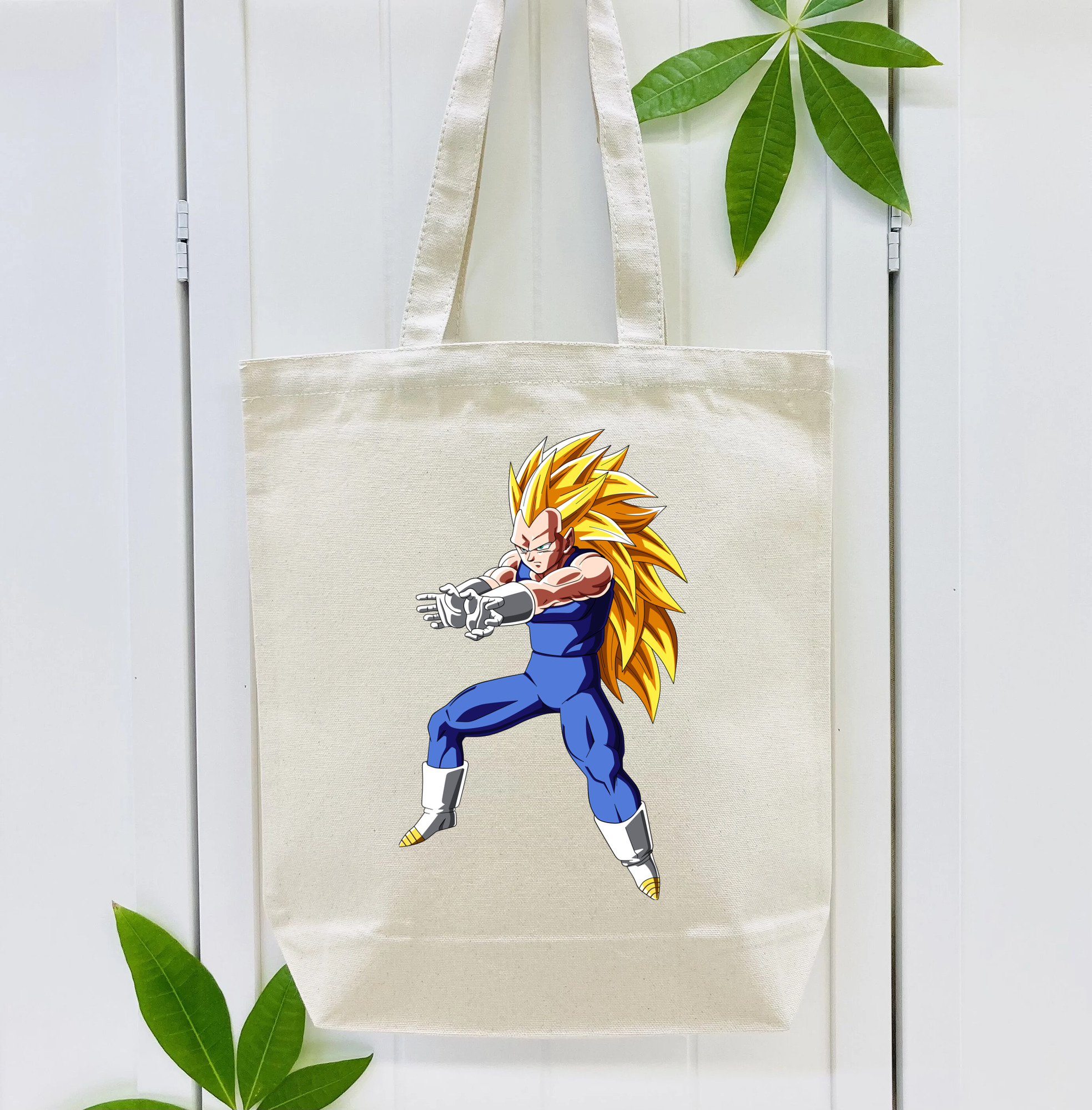 ドラゴンボール ベジータ四世（Bejīta Yonsei）DRAGON BALL Vegeta IV 縦型キャンバス生地手提げバッグ　トートバッグ
