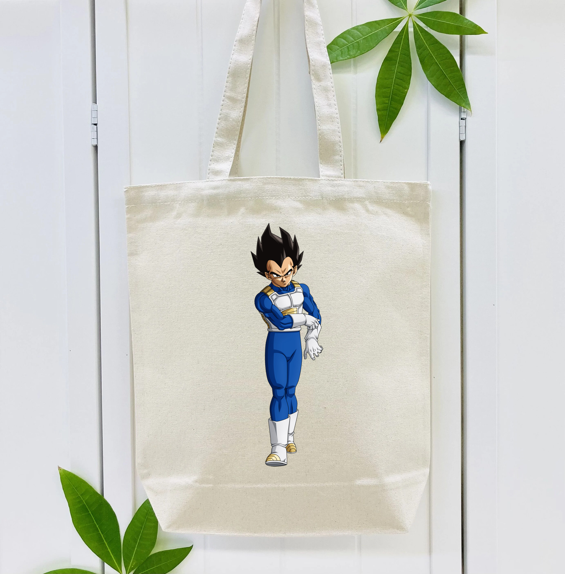ドラゴンボール ベジータ四世（Bejīta Yonsei）DRAGON BALL Vegeta IV 縦型キャンバス生地手提げバッグ　トートバッグ
