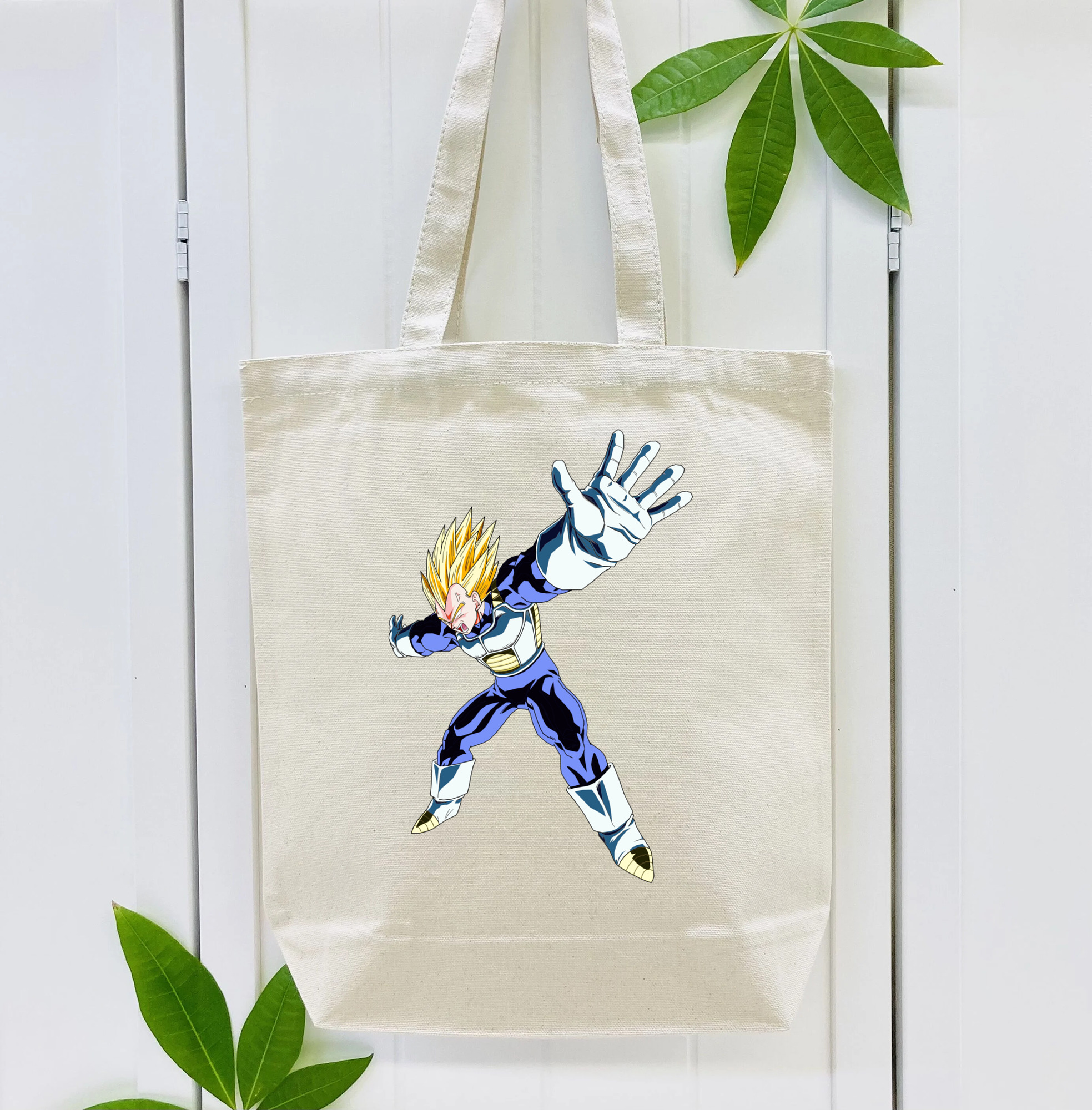 ドラゴンボール ベジータ四世（Bejīta Yonsei）DRAGON BALL Vegeta IV 縦型キャンバス生地手提げバッグ　トートバッグ