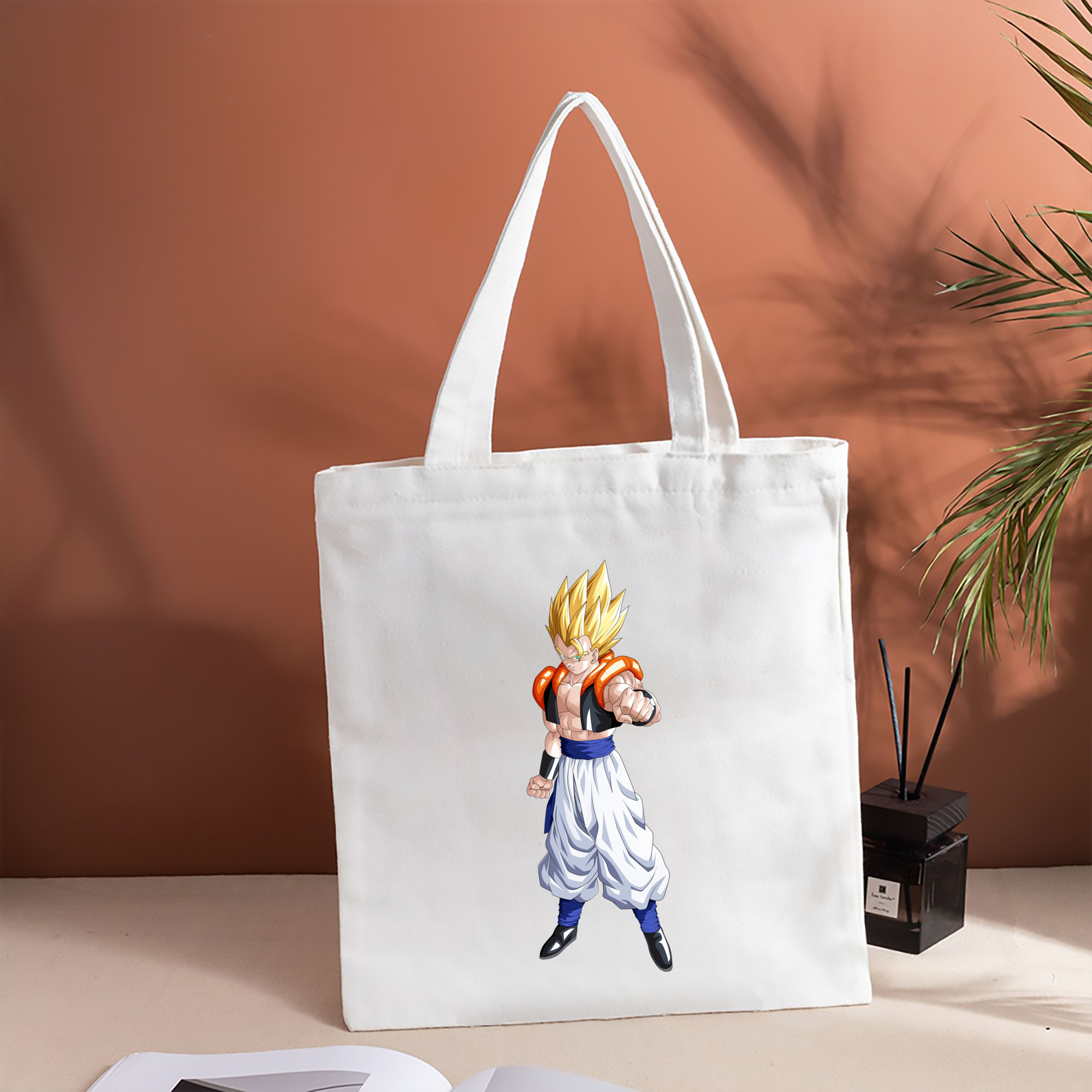 ドラゴンボール ベジータ四世（Bejīta Yonsei）DRAGON BALL Vegeta IV 縦型キャンバス生地手提げバッグ　トートバッグ
