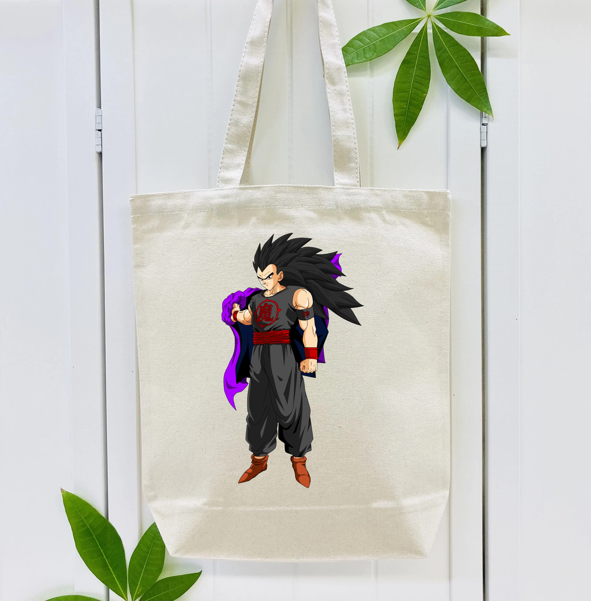 ドラゴンボール ベジータ四世（Bejīta Yonsei）DRAGON BALL Vegeta IV 縦型キャンバス生地手提げバッグ　トートバッグ