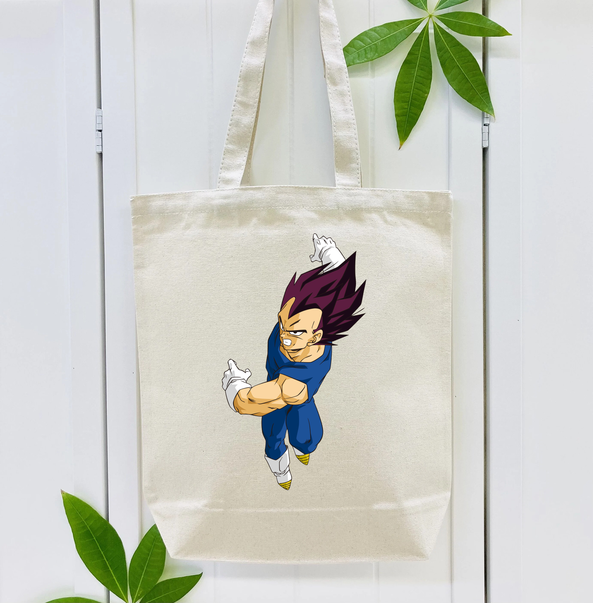 ドラゴンボール ベジータ四世（Bejīta Yonsei）DRAGON BALL Vegeta IV 縦型キャンバス生地手提げバッグ　トートバッグ