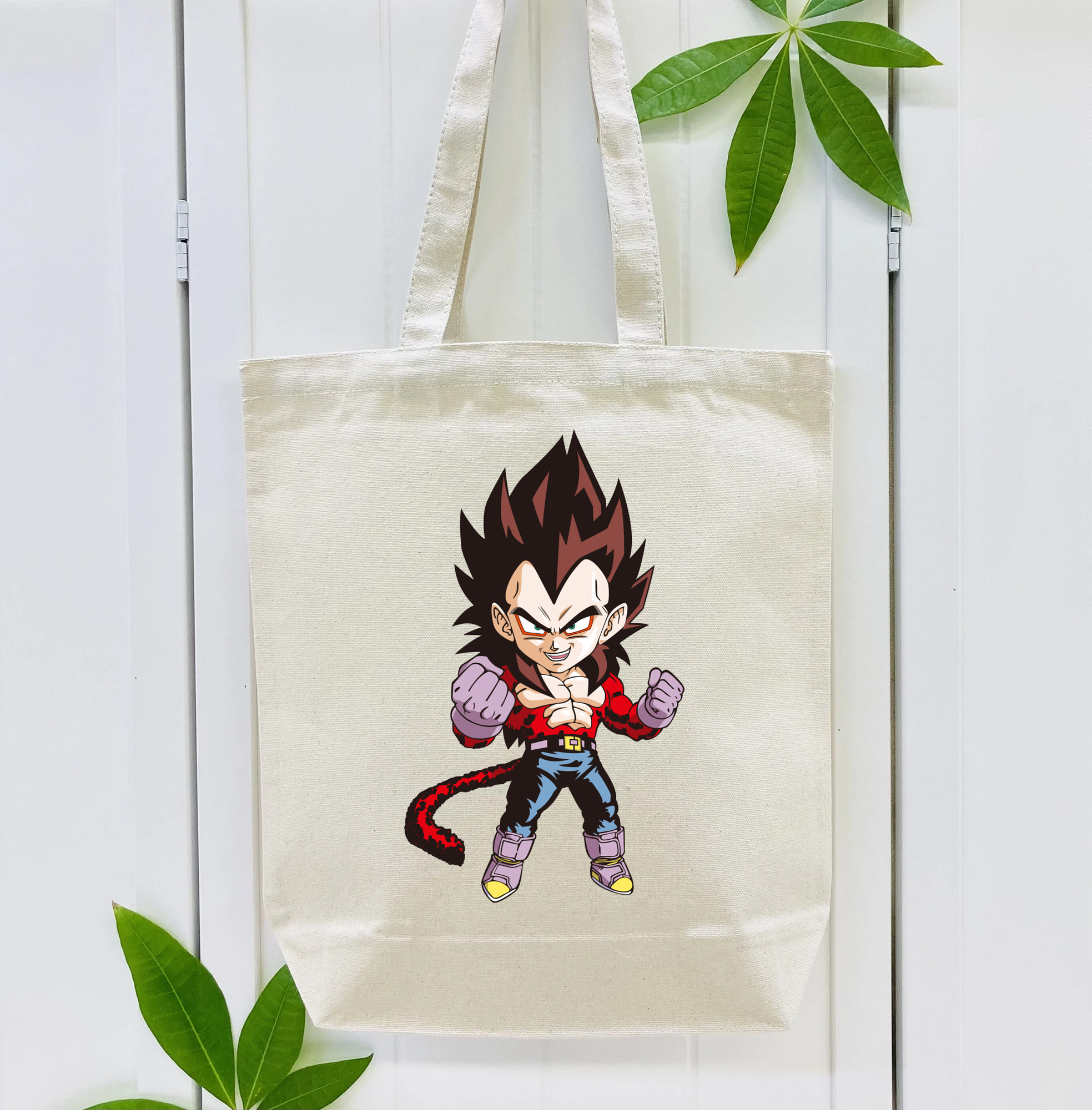 ドラゴンボール ベジータ四世（Bejīta Yonsei）DRAGON BALL Vegeta IV 縦型キャンバス生地手提げバッグ　トートバッグ