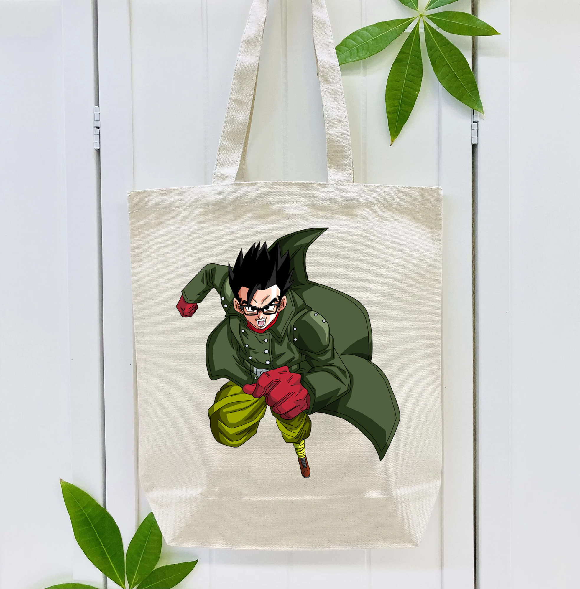 ドラゴンボール 孫 悟飯（そんごはん）DRAGON BALL Son Gohan 縦型キャンバス生地手提げバッグ　トートバッグ